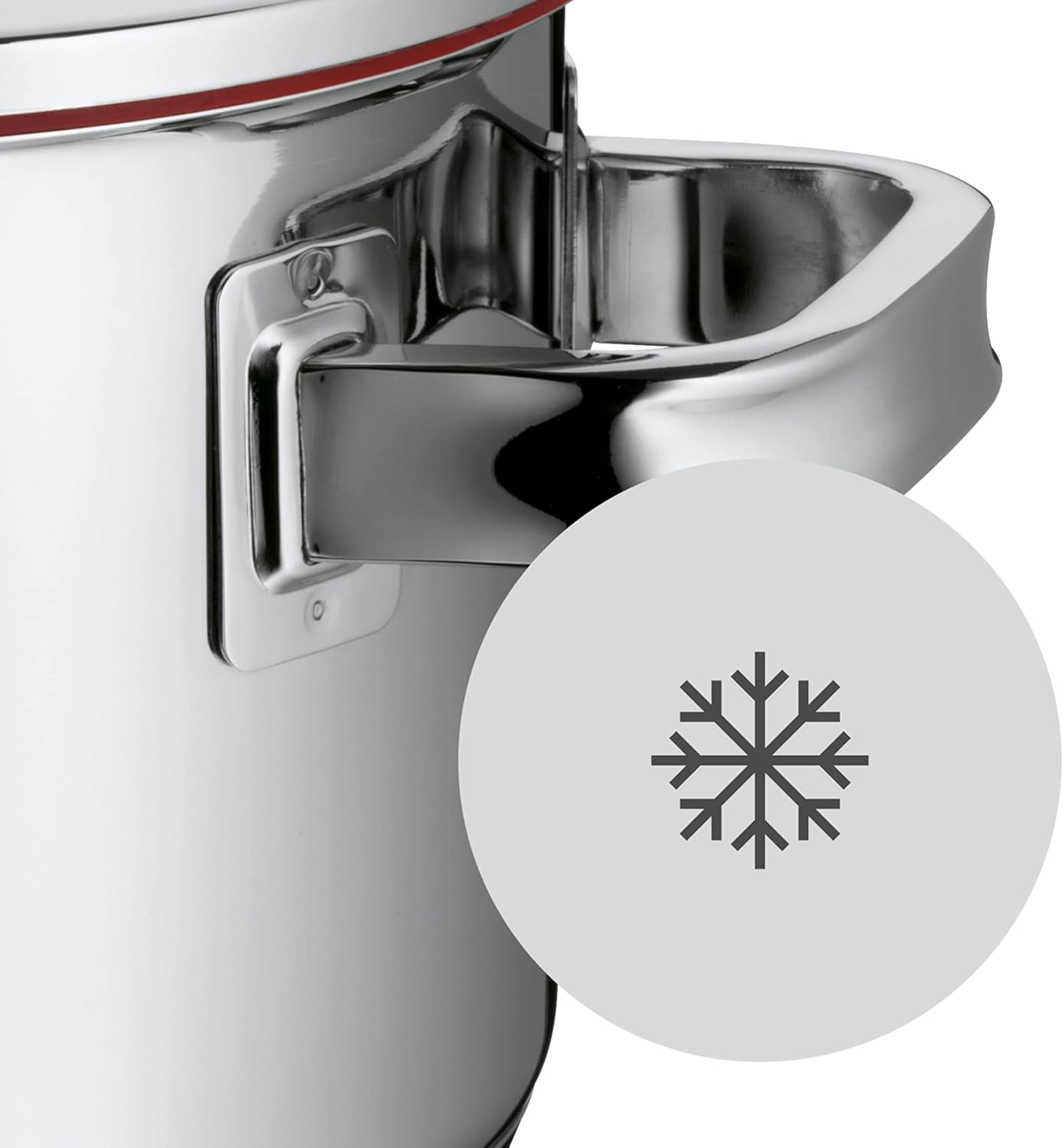 Wmf Function 4 - Pentola Induzione 20cm 2.5l, Rosso - immagine 5