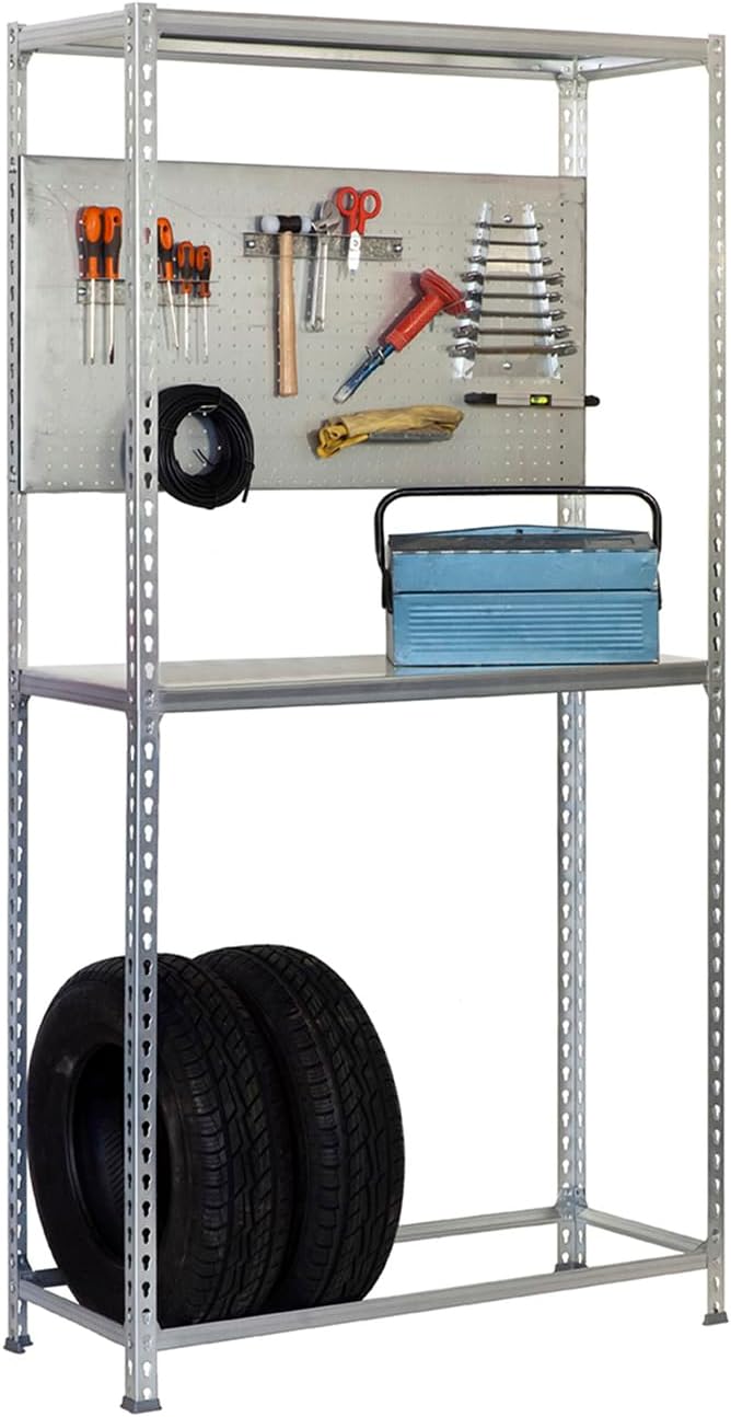 Simon Rack - Scaffale per Pneumatici con Pannello Utensili - immagine 1