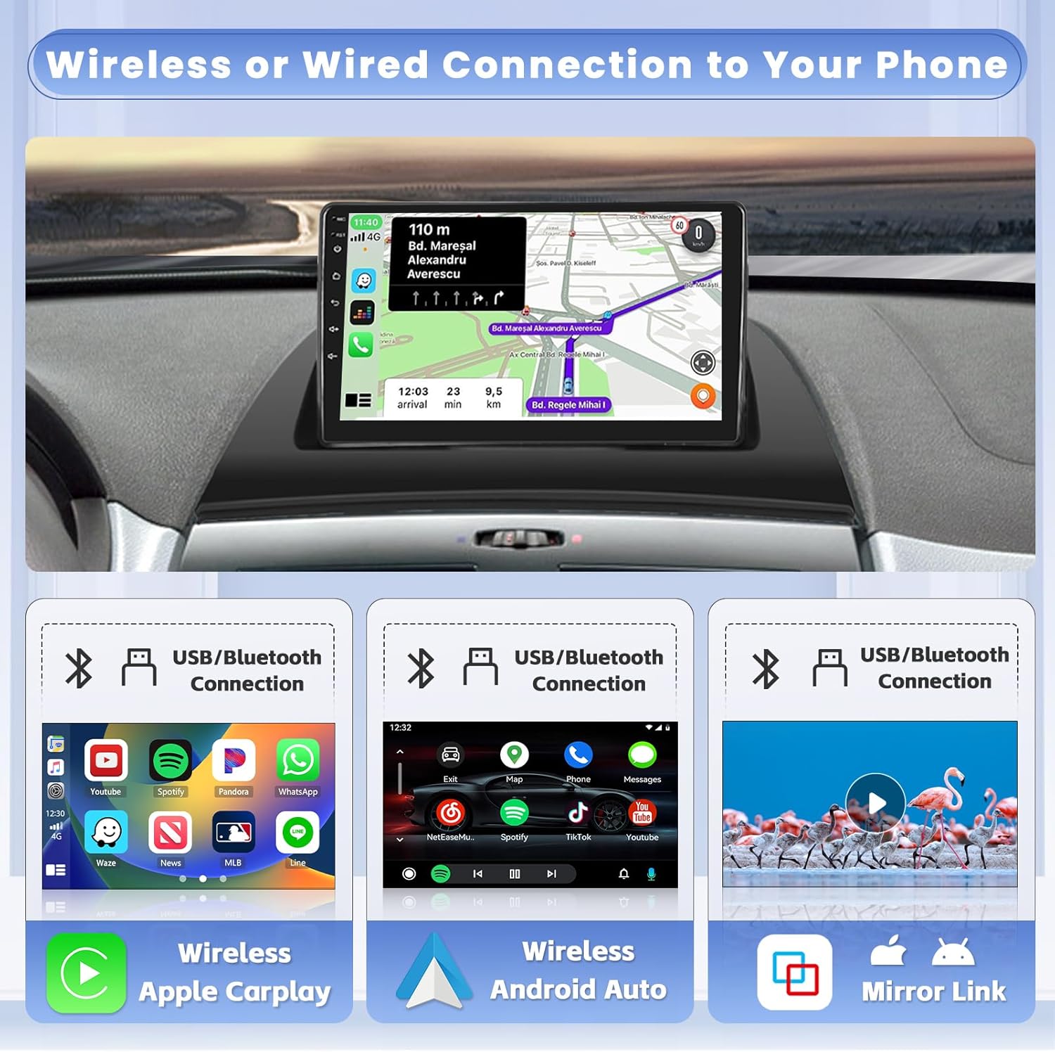 Android 13 Autoradio 9" per Mitsubishi Outlander 2 / Peugeot 4007 - immagine 4