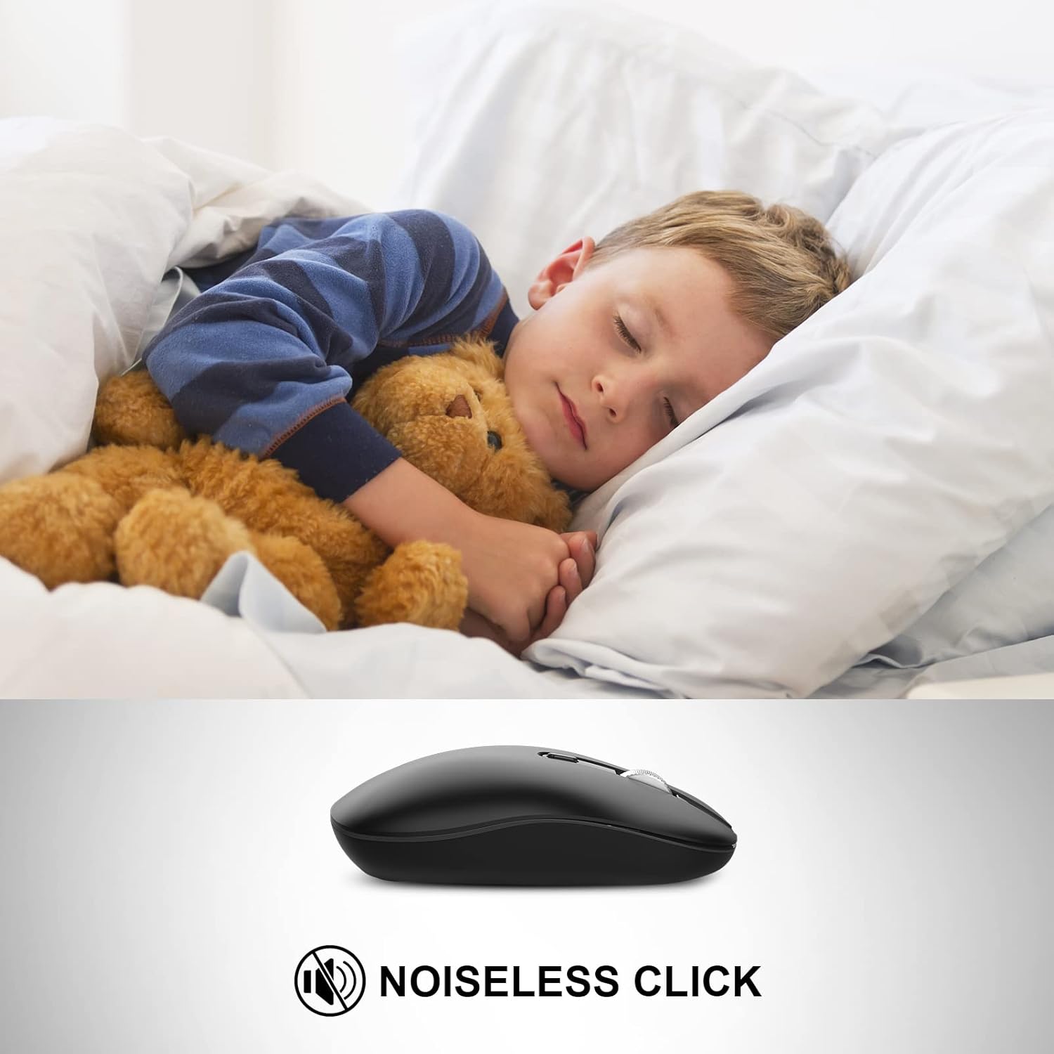 Cimetech Wireless Mouse USB-C per Laptop, Sottile e Silenzioso - immagine 5