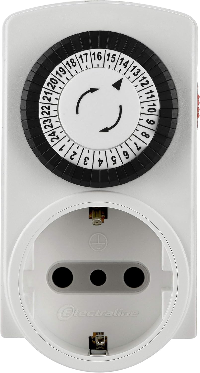 Electraline 58114 Mini Programmatore Timer Meccanico - immagine 2