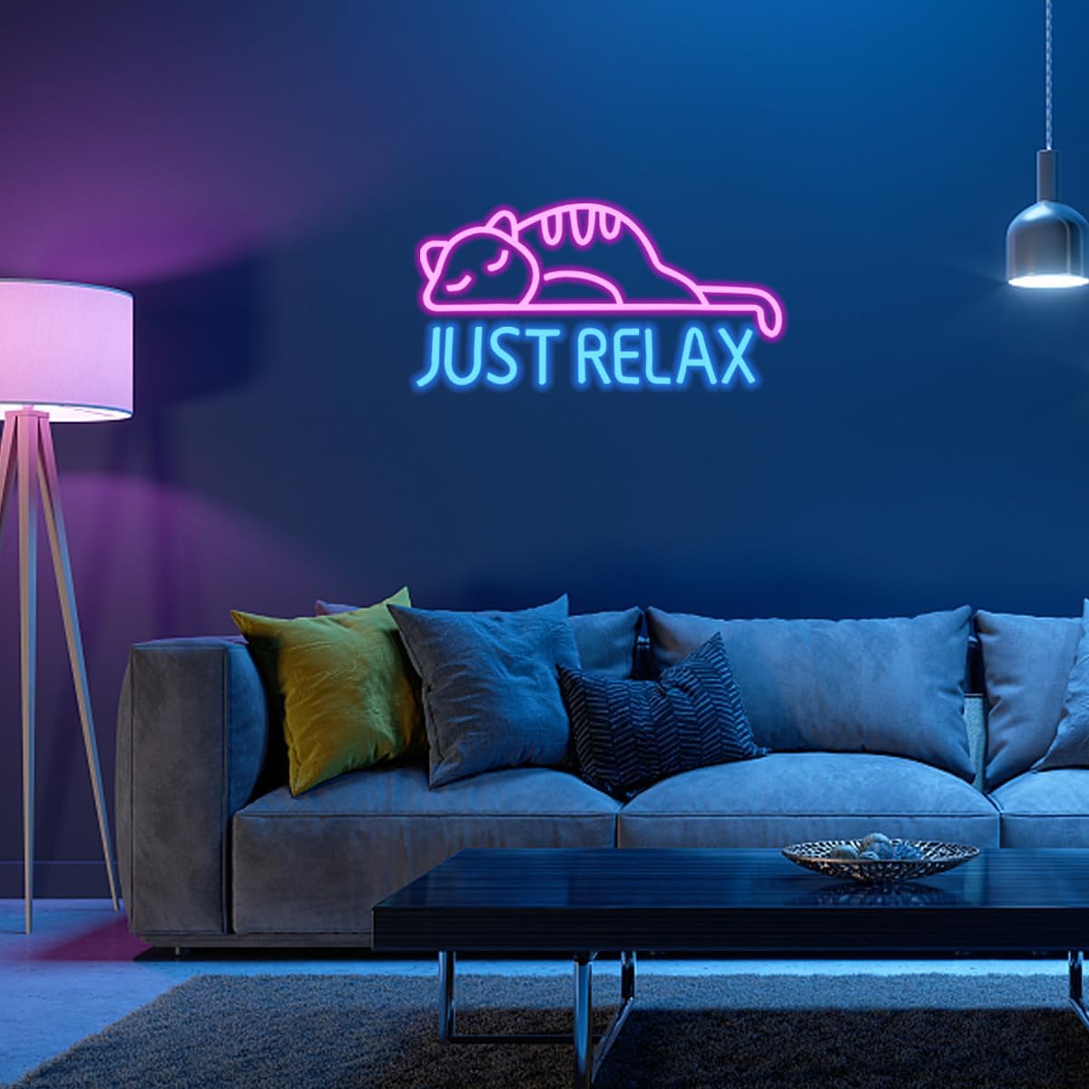 Cat Neon Sign - Insegna al Neon Gatto USB - immagine 7