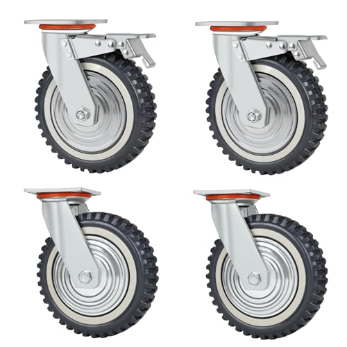 Dbreaks Ruote per Carichi Pesanti 200mm, 2000kg