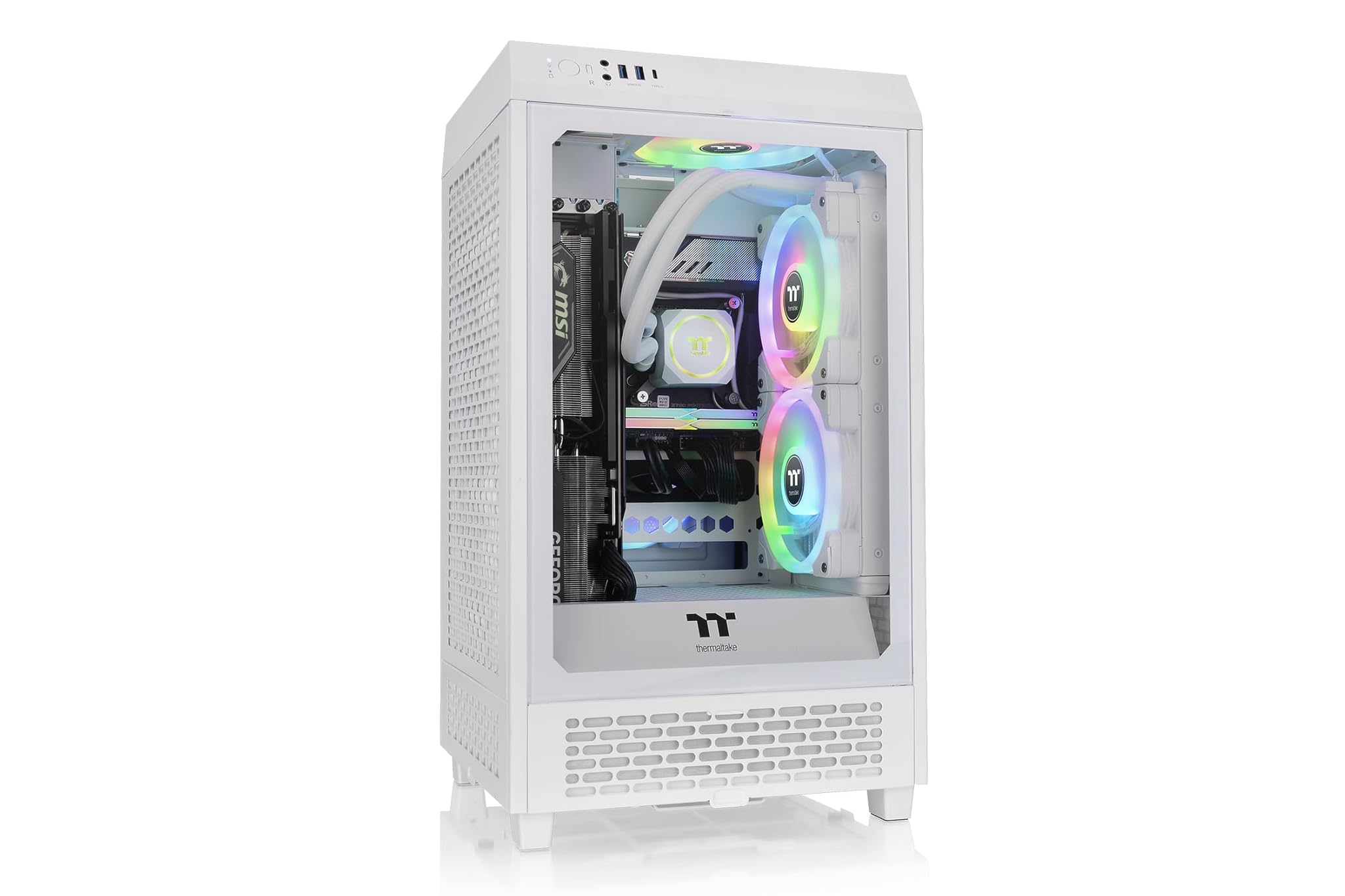 Thermaltake The Tower 200 | Mini Chassis | Snow