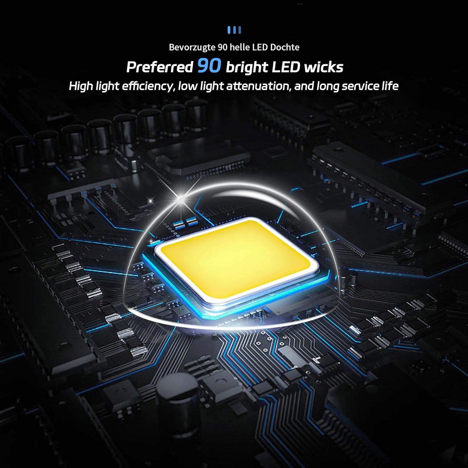 CyeeLife Lampada per freccette con 2 colori per disco in acciaio, 360 gradi - immagine 3