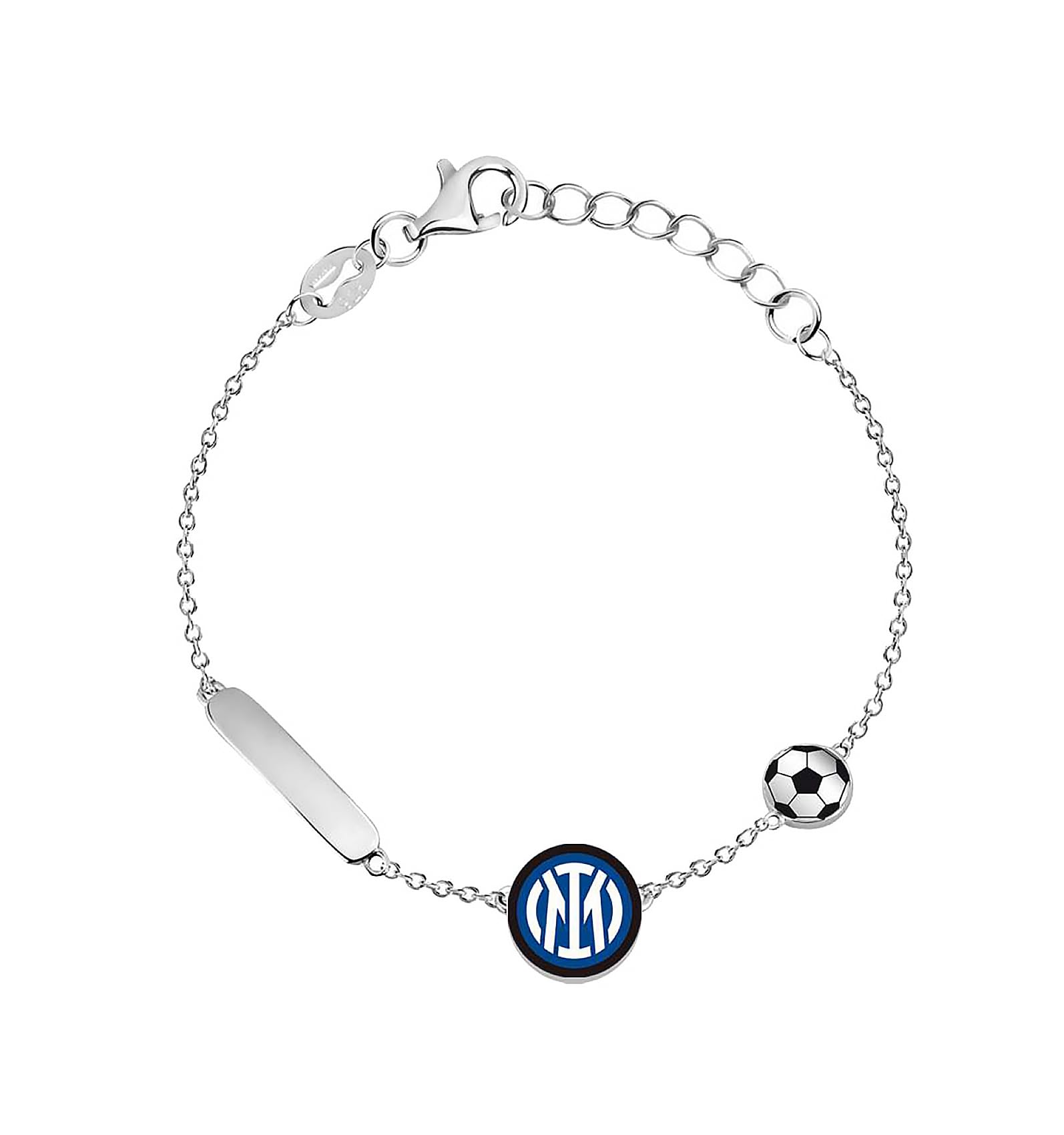 Inter F.C. Internazionale Bracciale ACCIAIO BIMBO