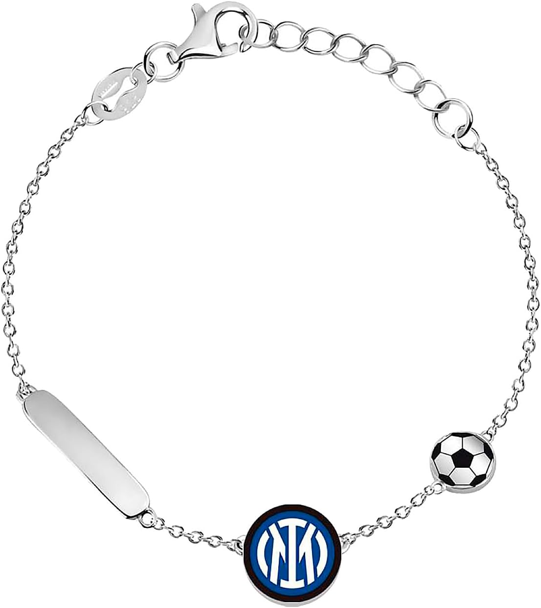 Inter F.C. Internazionale Bracciale ACCIAIO BIMBO - immagine 1