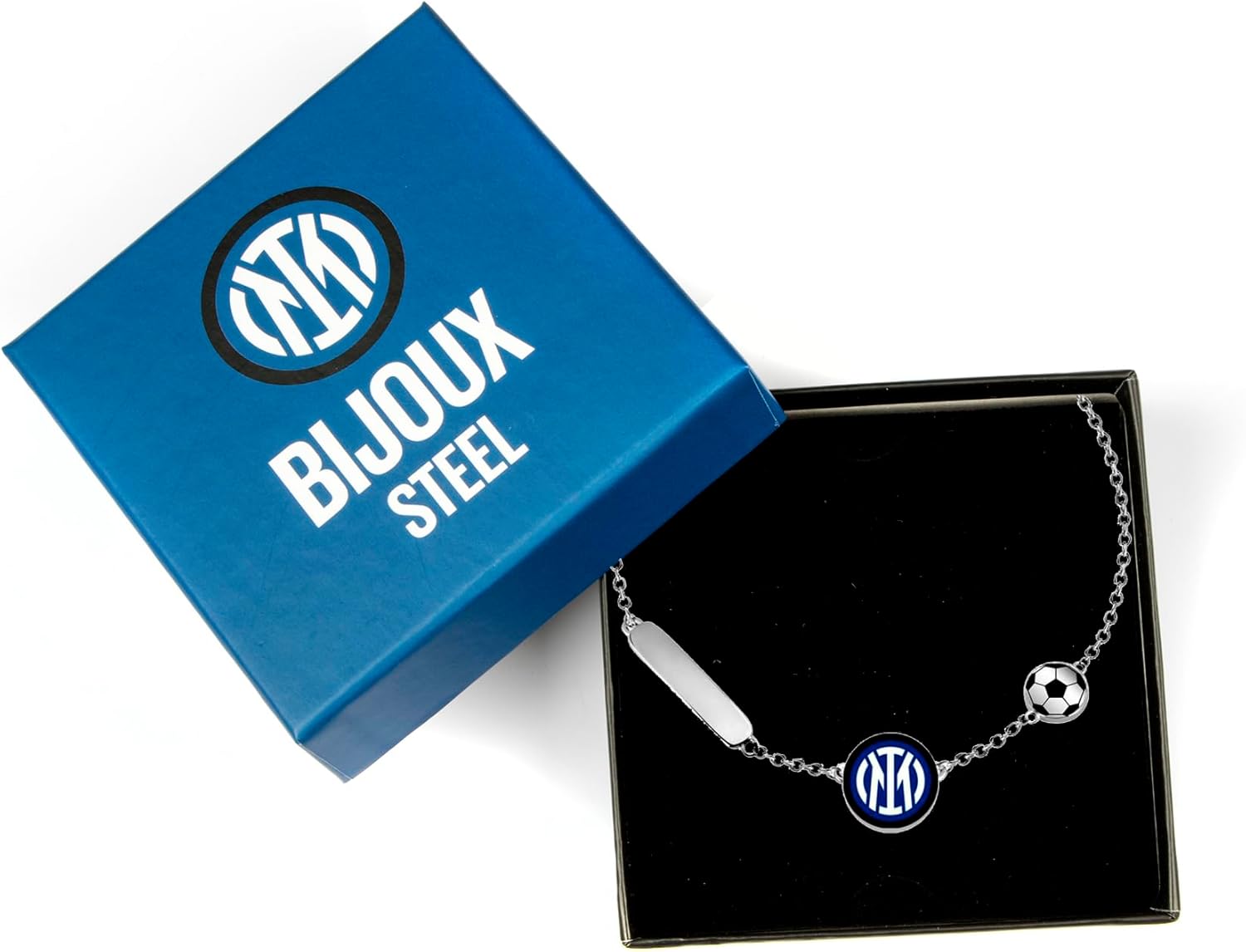 Inter F.C. Internazionale Bracciale ACCIAIO BIMBO - immagine 4