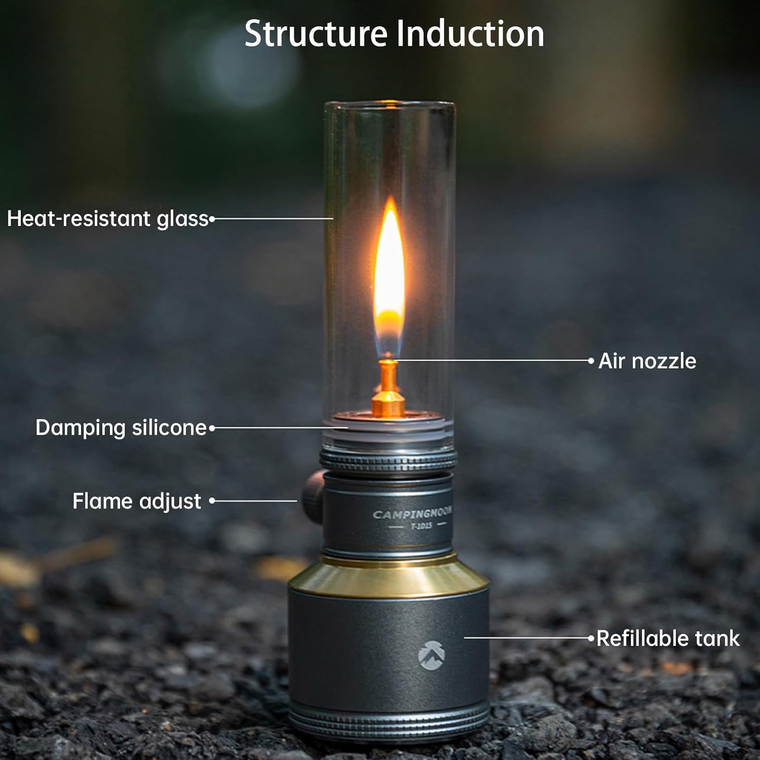 Campingmoon Lanterna a Gas da Campeggio per Esterni - immagine 3