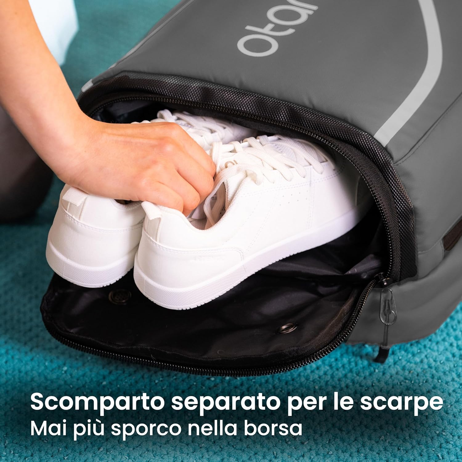 Otaro ® Borsa e Zaino Tennis Elegante - immagine 2