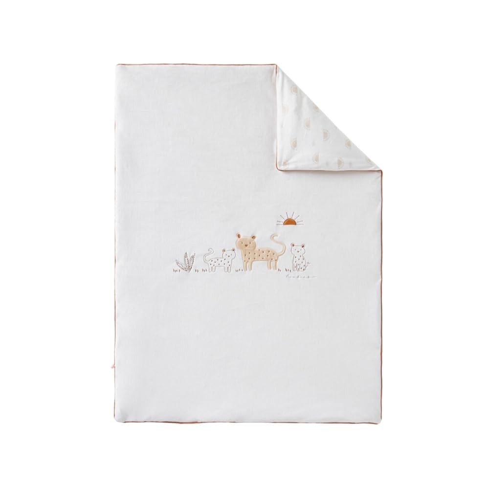 Noukie's - Coperta vellutata - Babou & Kendi - Ecru - 75 x 100 cm