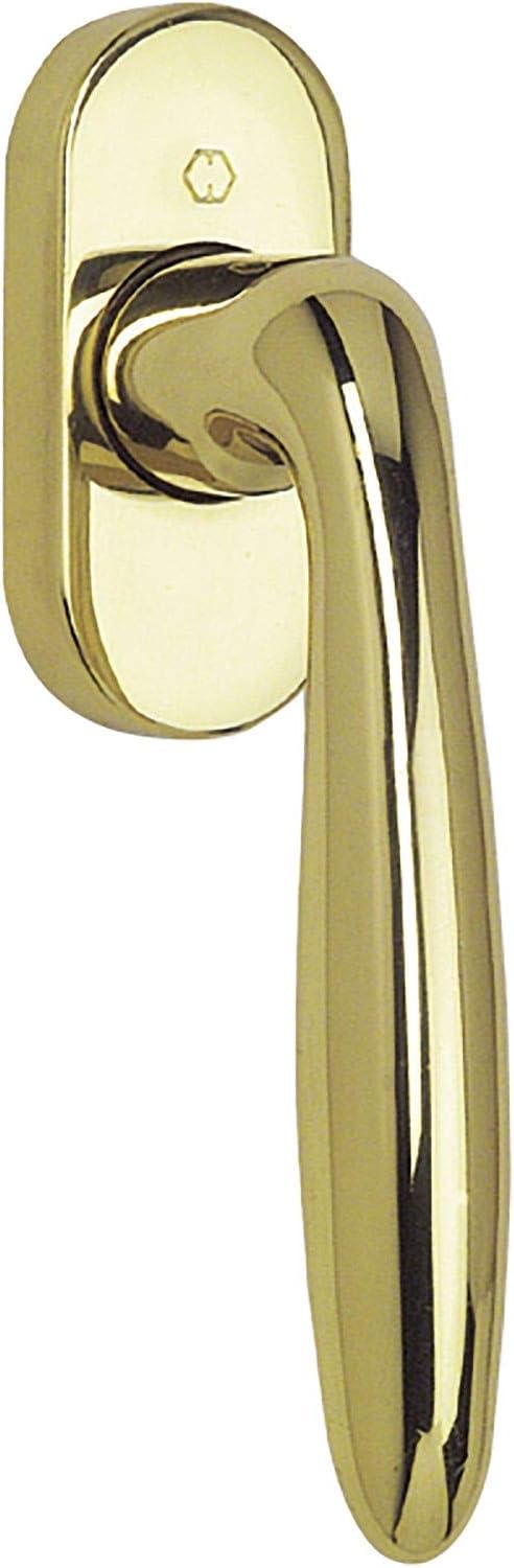 Hoppe Maniglia Finestra Verona-Secustik Ottone Lucido - immagine 1