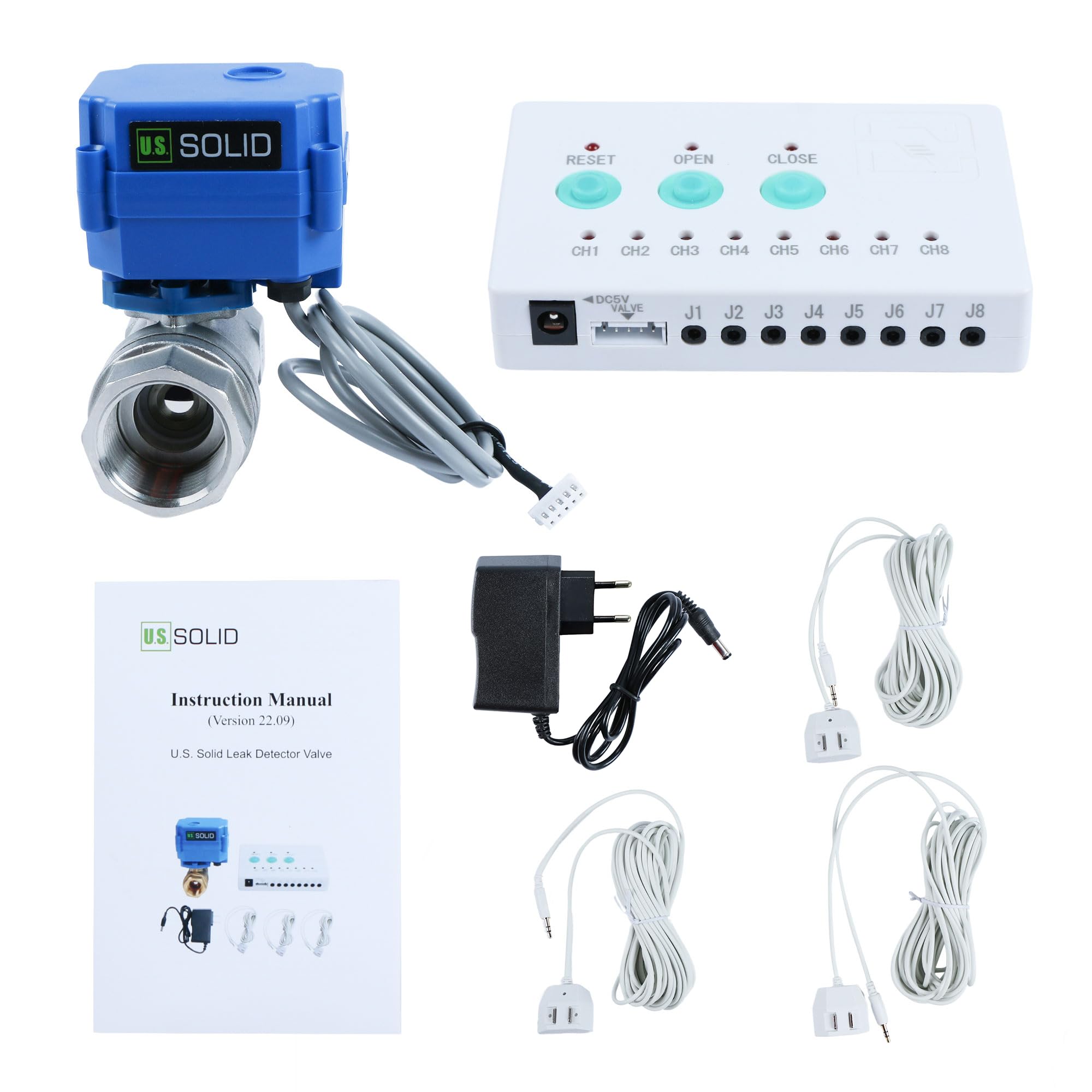 U.S. Solid Rilevatore Perdite d'Acqua con Valvola 1"