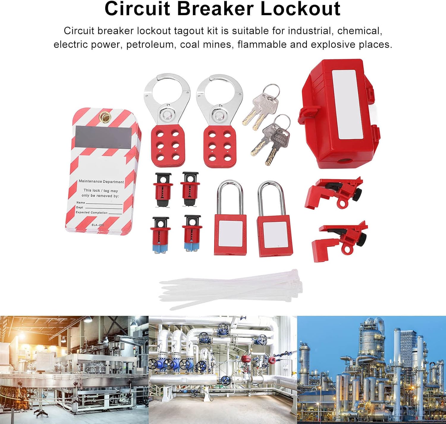 Kit di Tagout di Blocco Interruttore Automatico - immagine 4