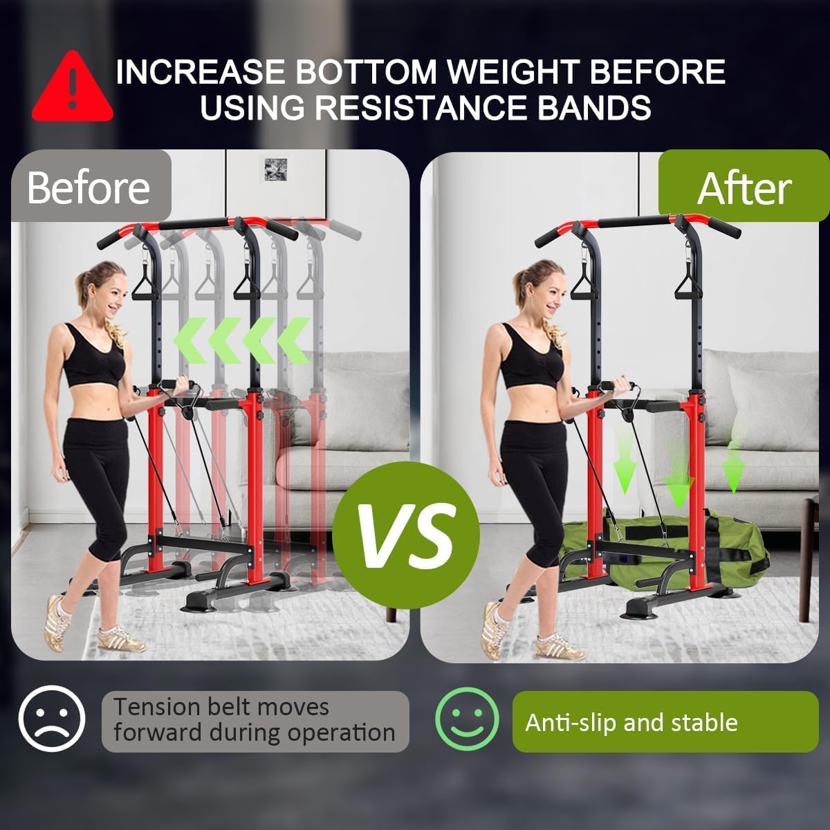 Leiblsufo Power Tower Station/Dip Station Stand - immagine 3