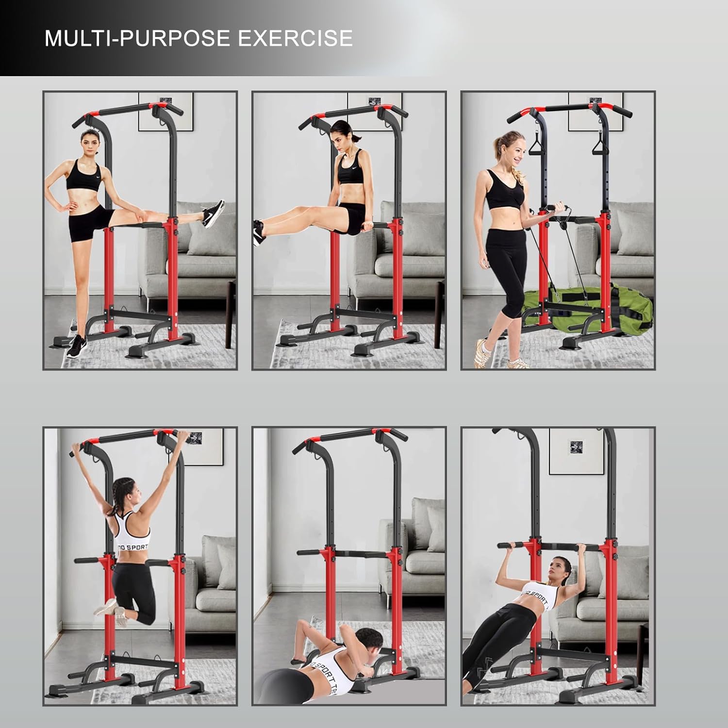 Leiblsufo Power Tower Station/Dip Station Stand - immagine 5