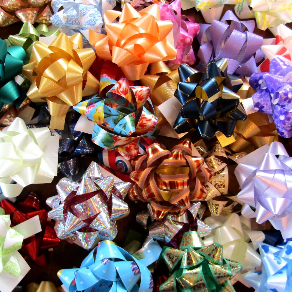 50 Coccarde Assortite Adesive Ø 5-6 cm