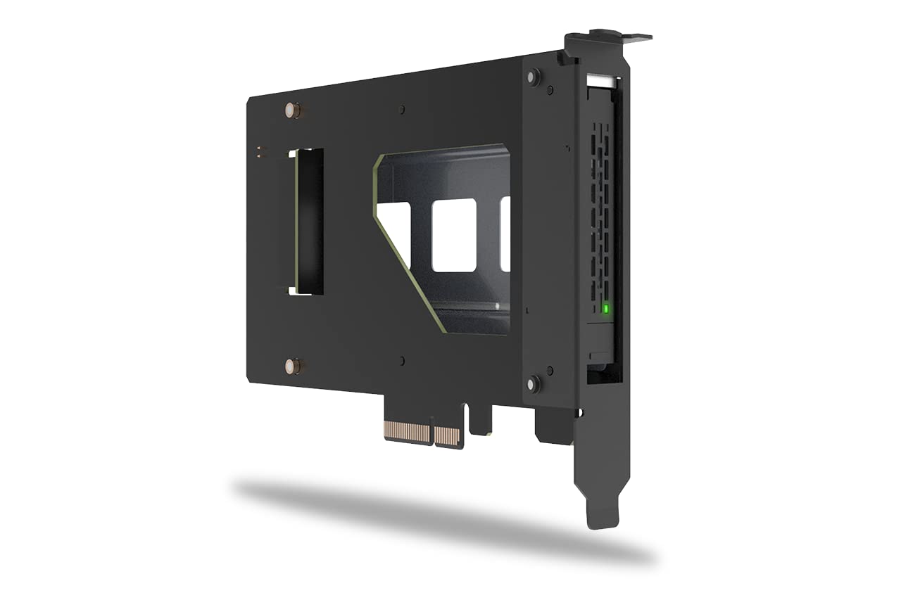 Icy Dock ToughArmor MB111VP-B - Adattatore PCIe NVMe U.2/U.3