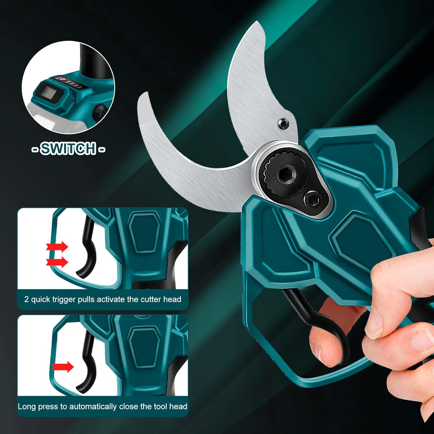 Troncarami a Batteria 65mm con Display LCD - immagine 2