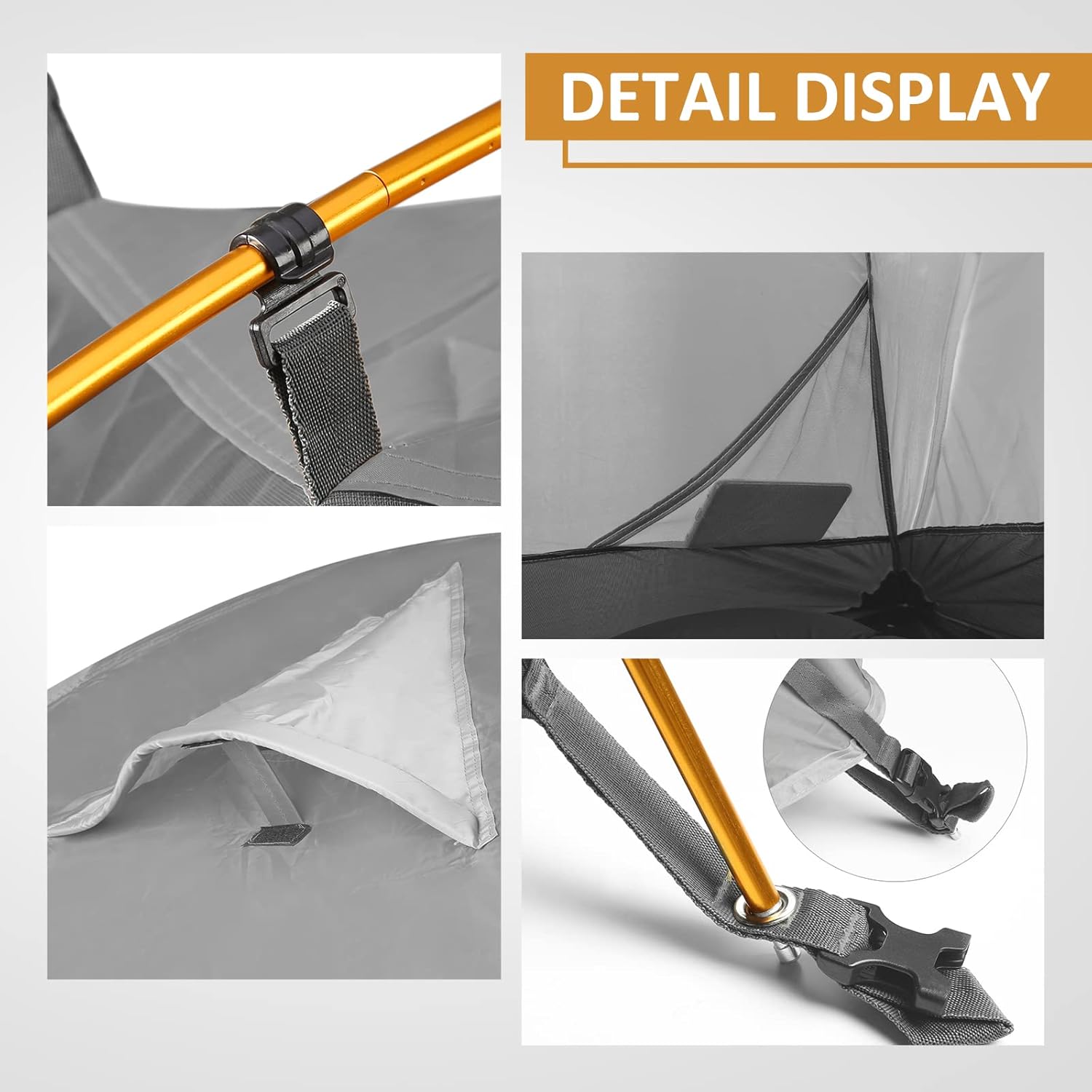 Bessport Tenda da Campeggio Ultraleggera 1-3 Persone - immagine 3