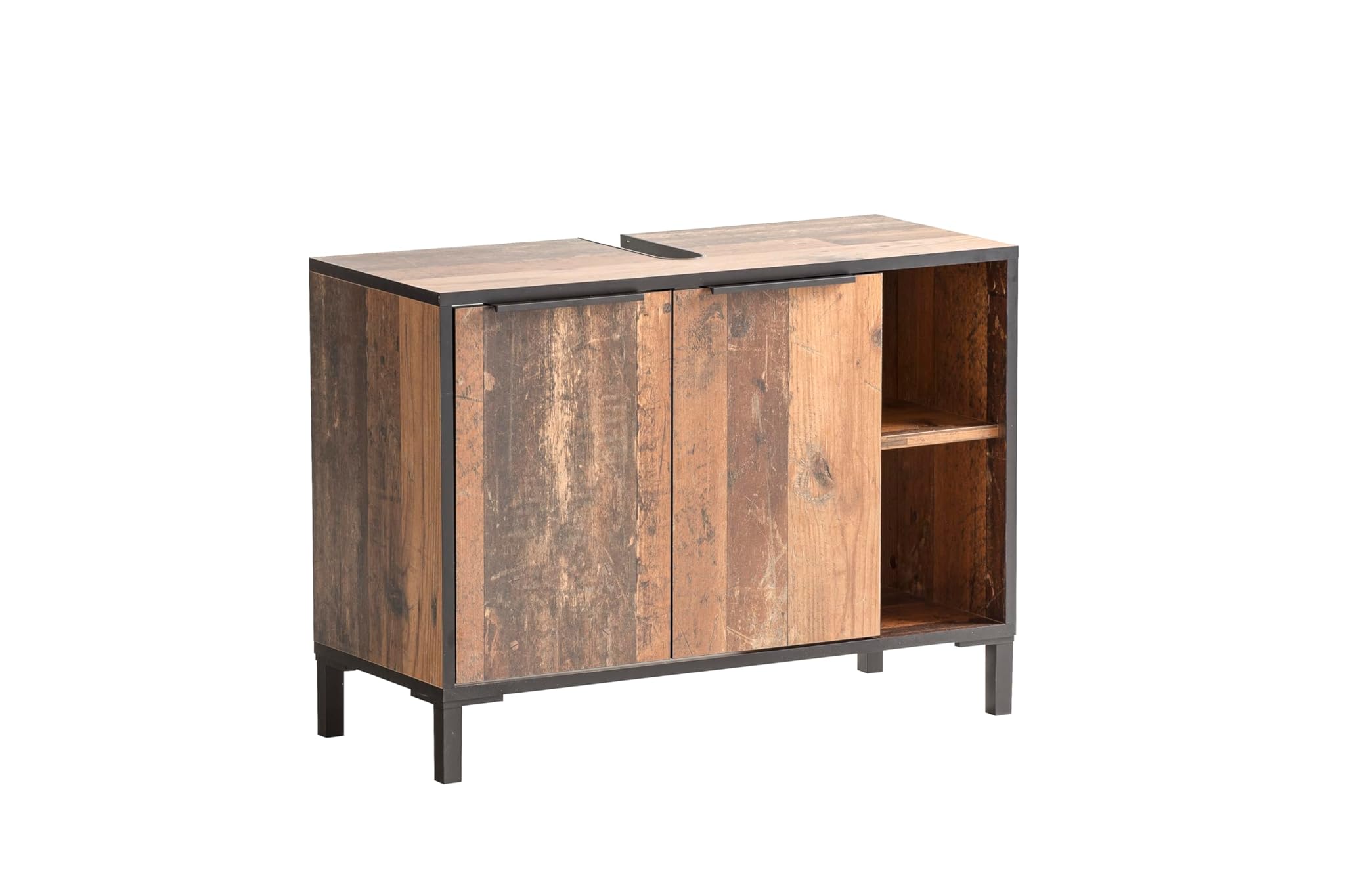 Schildmeyer Jaap 157801 - Mobile sottolavabo Old Style Dark, 79,8 x 33 x 49,3 cm