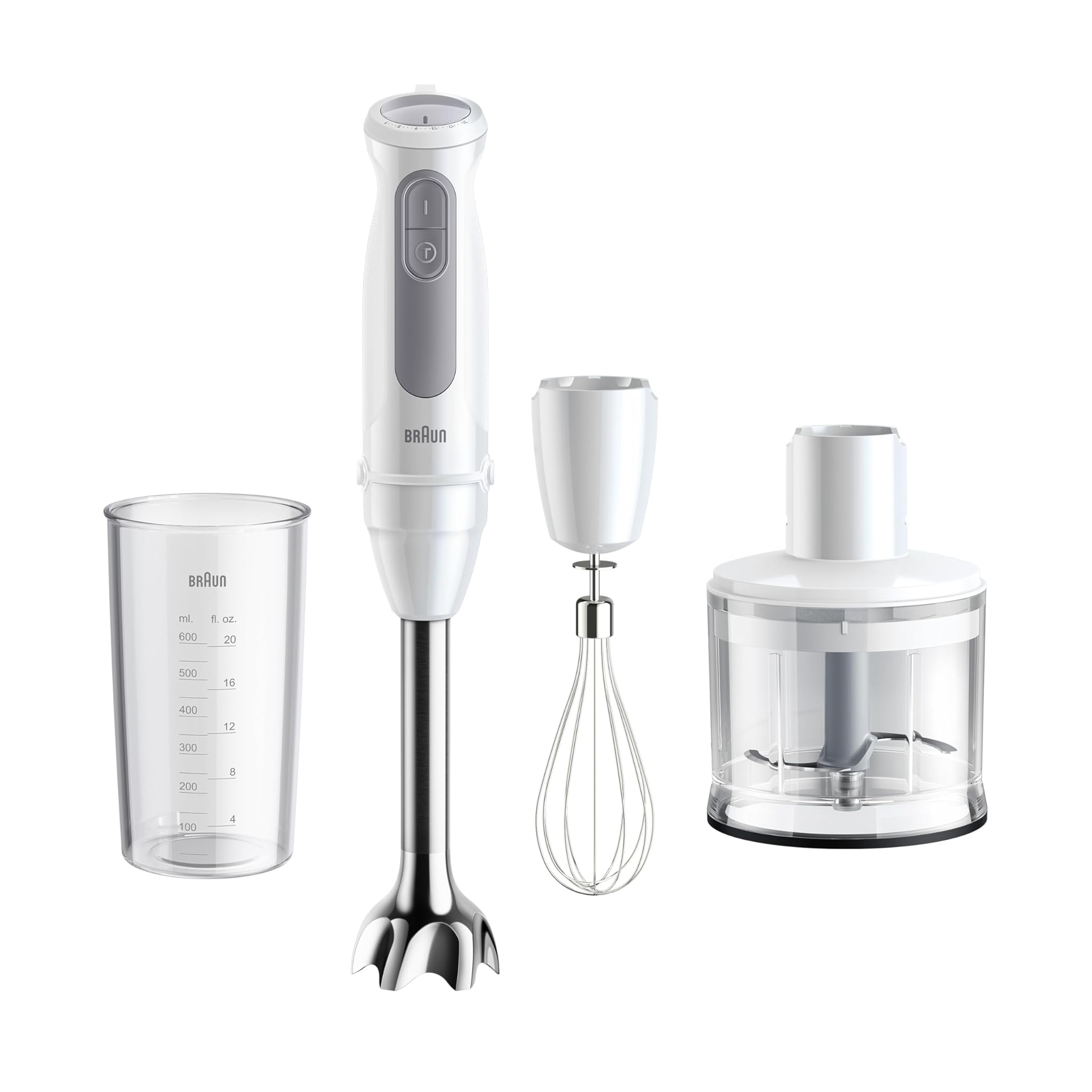 Braun MultiQuick5 MQ50.236M MINIPIMER 1000W, Bianco