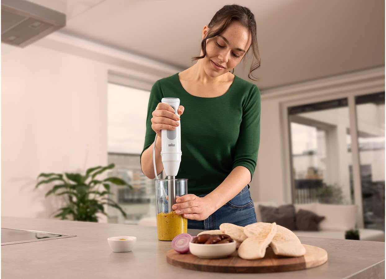 Braun MultiQuick5 MQ50.236M MINIPIMER 1000W, Bianco - immagine 2