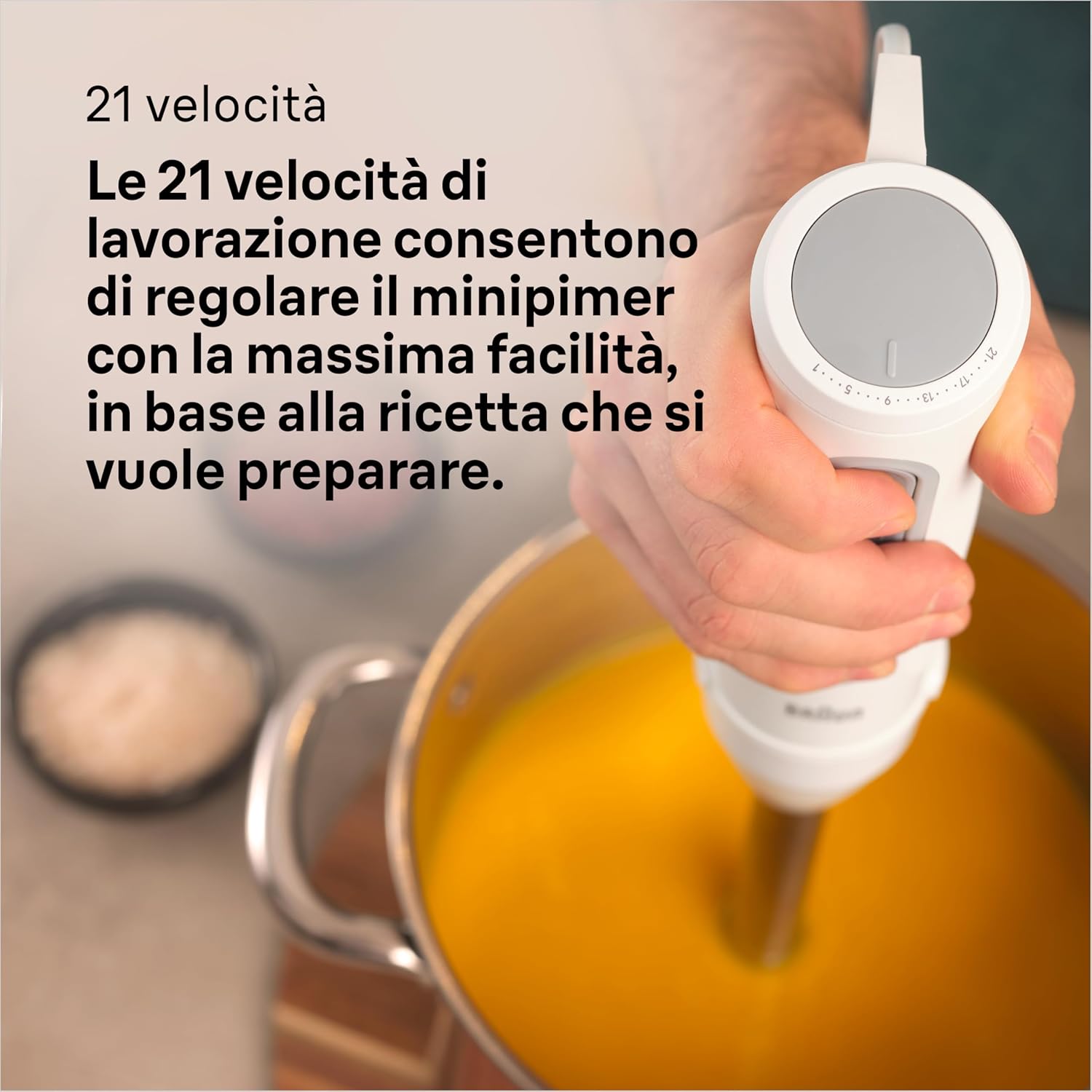 Braun MultiQuick5 MQ50.236M MINIPIMER 1000W, Bianco - immagine 6