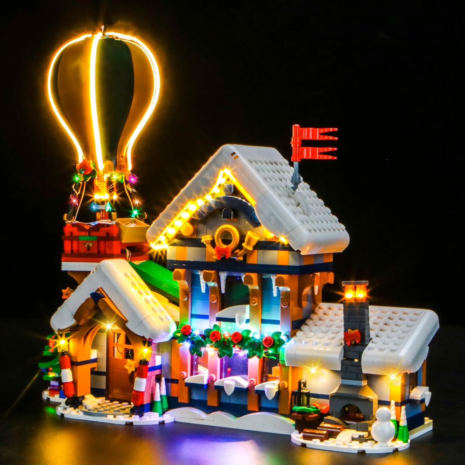 BrickBling Kit Luci LED per Lego Santa's Post Office 10339 - immagine 2