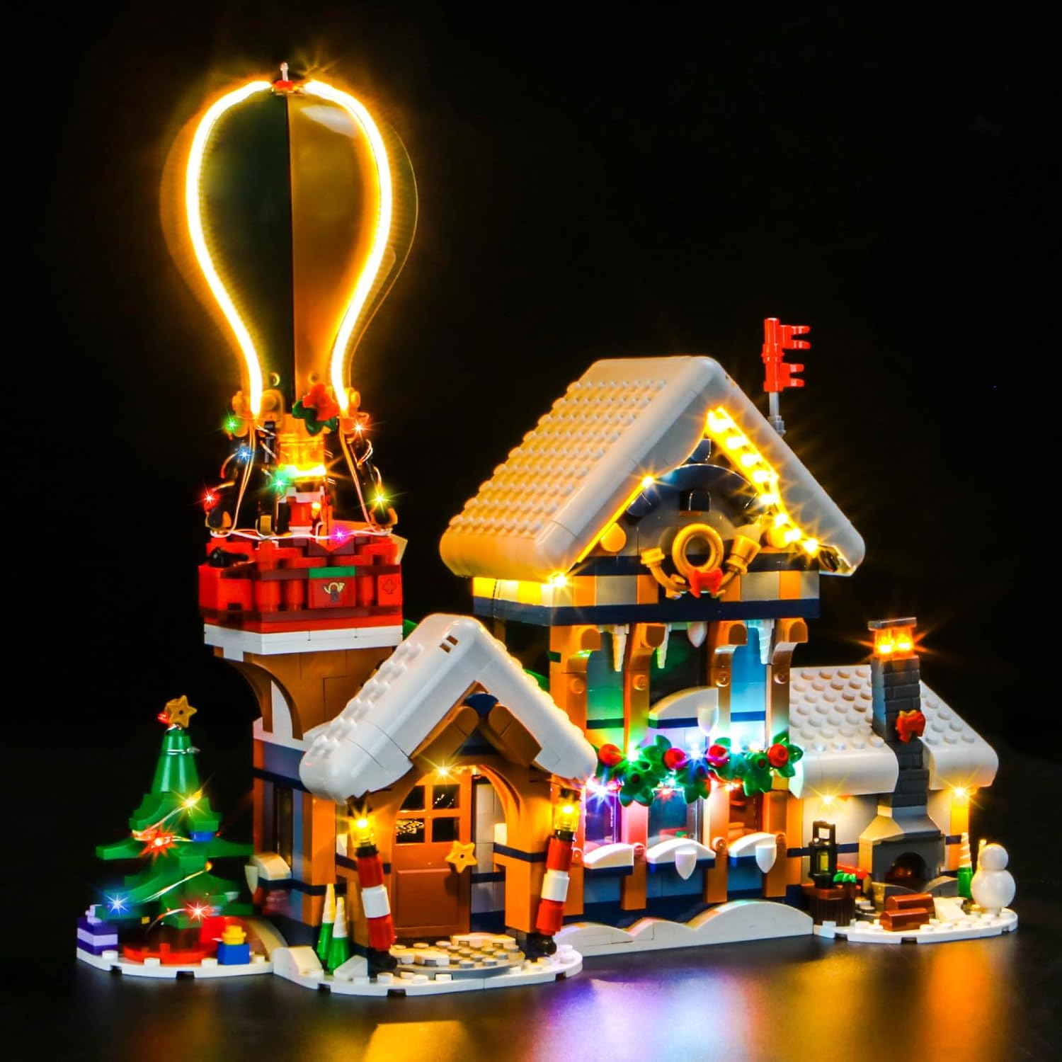 BrickBling Kit Luci LED per Lego Santa's Post Office 10339 - immagine 3