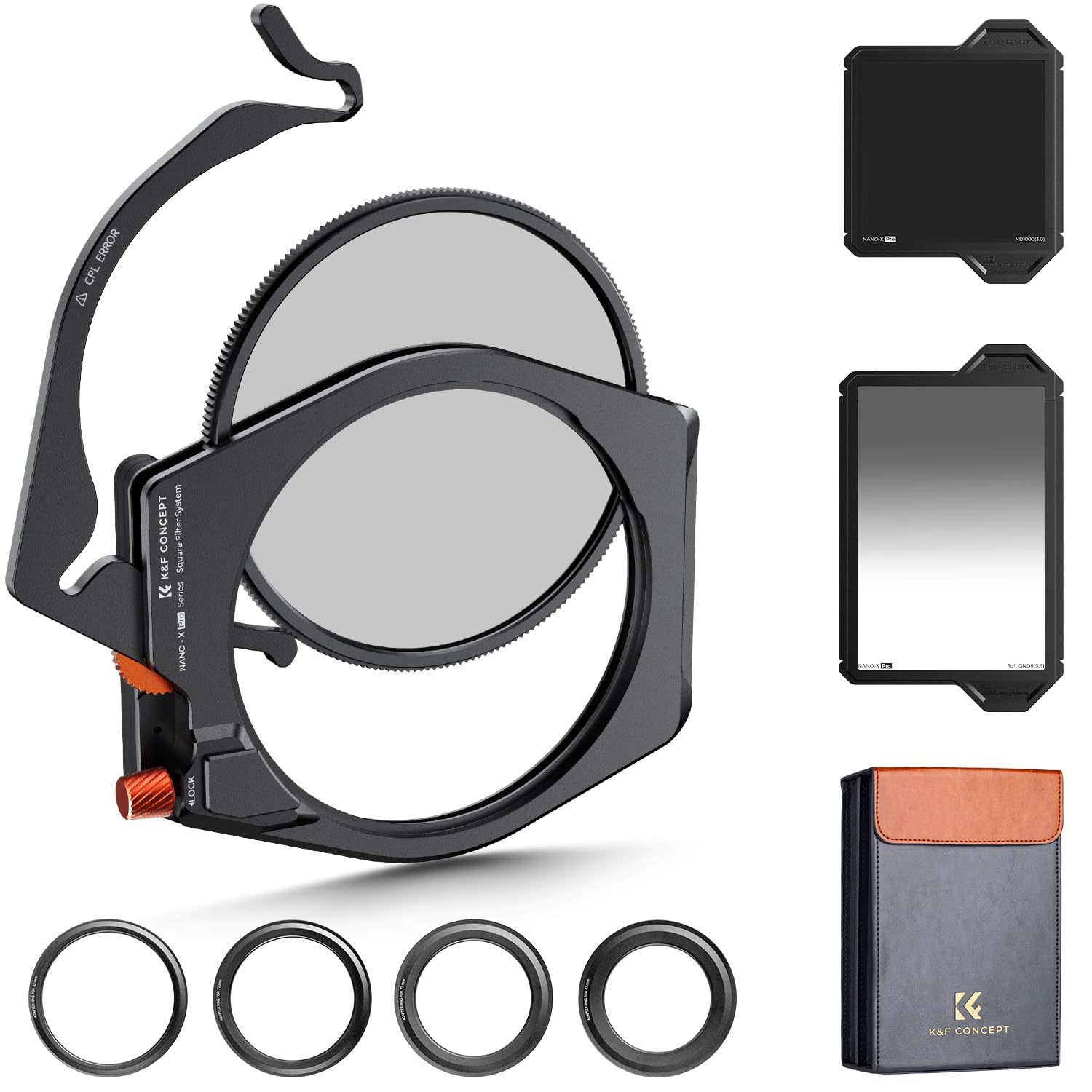 K&f Concept Nano-X PRO Kit Porta Filtri a Lastra