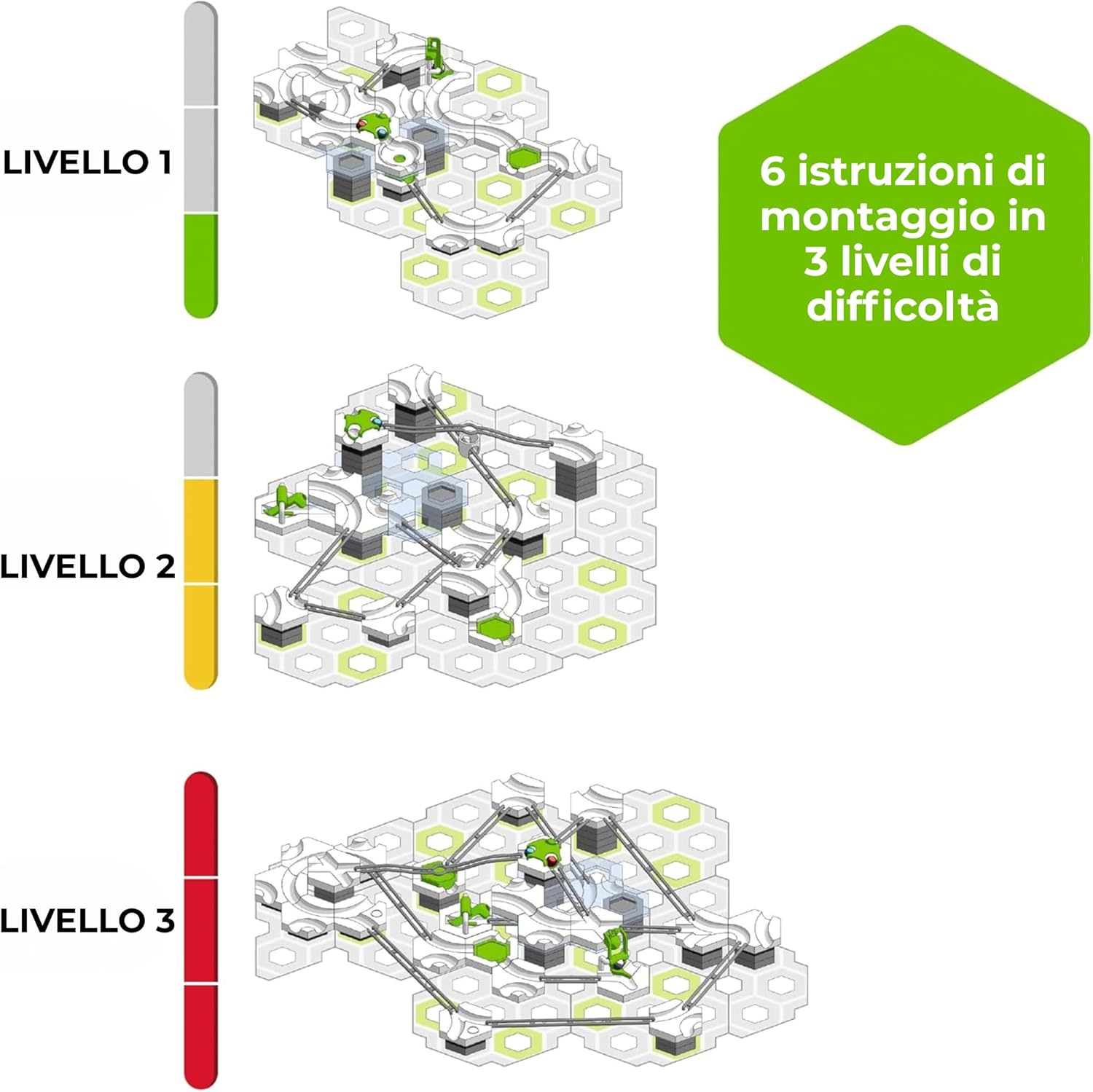 Ravensburger - Gravitrax Actionset FlipnDip 107 Pezzi - immagine 3