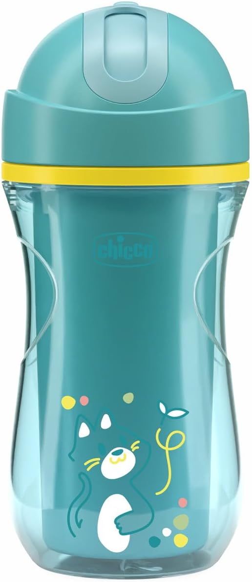 Chicco Sport Cup - Bicchiere Antigoccia Termico 266 ml, Azzurro - immagine 1
