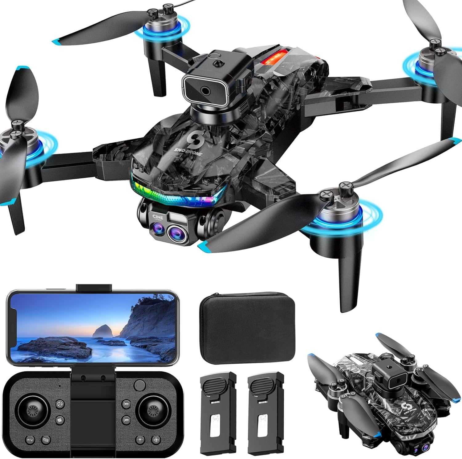 Obest Drone con Fotocamera 1080P Dual Camera - immagine 1