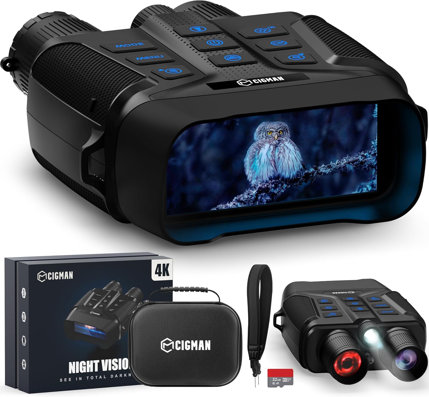Cigman 4K Binocolo Visore Notturno 600M - immagine 1