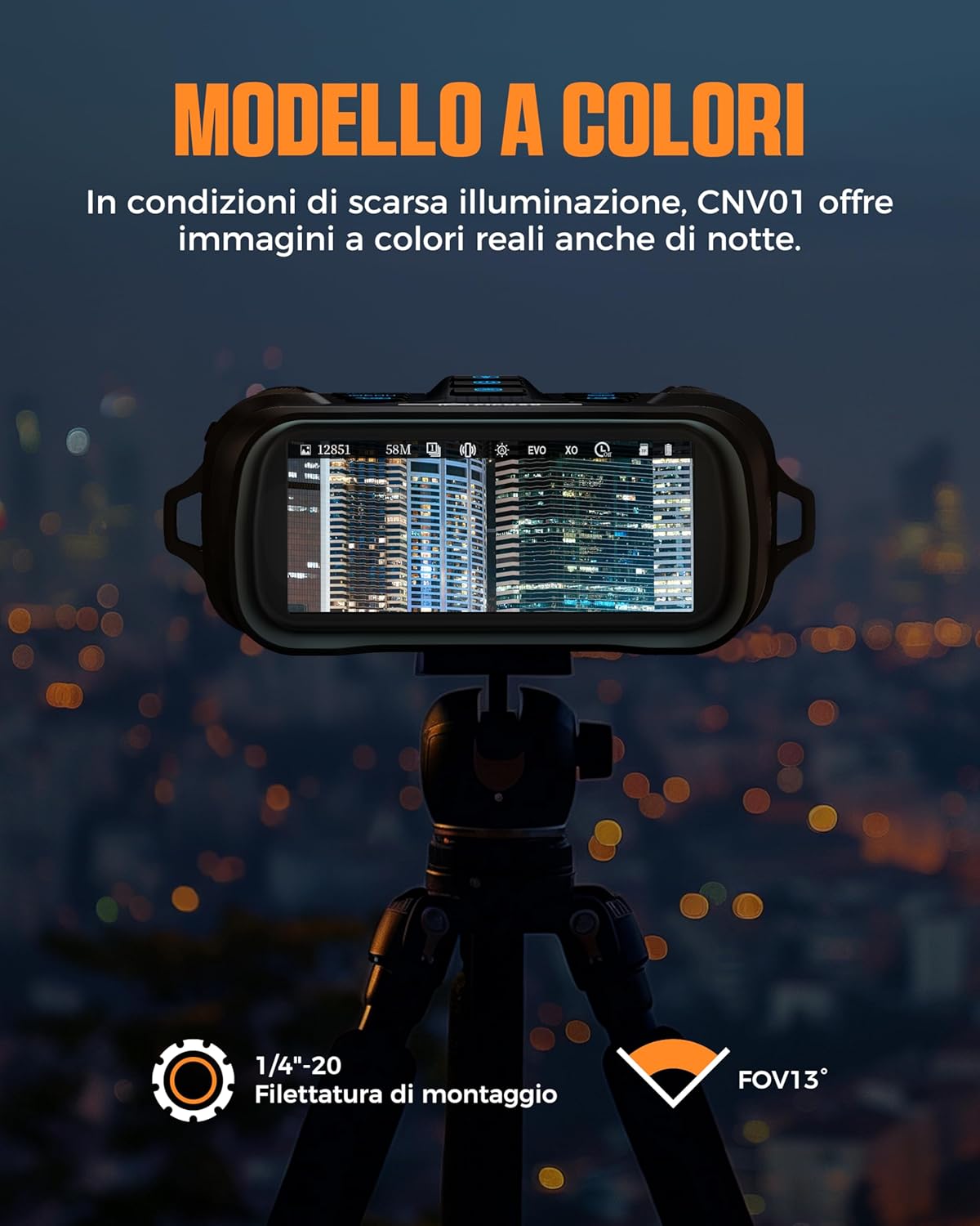 Cigman 4K Binocolo Visore Notturno 600M - immagine 4