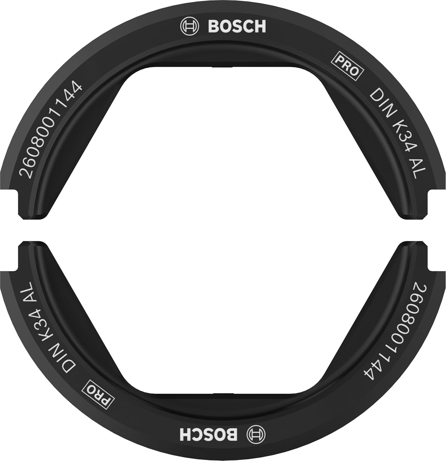 Bosch 1 inserto per pressa, alluminio (67 x 45 mm, accessori professionali)