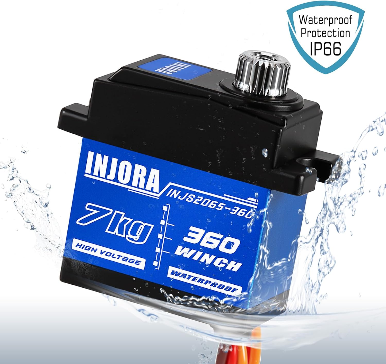 INJORA INJS2065-360 - Kit Servo Verricello e Gru 7KG - immagine 3