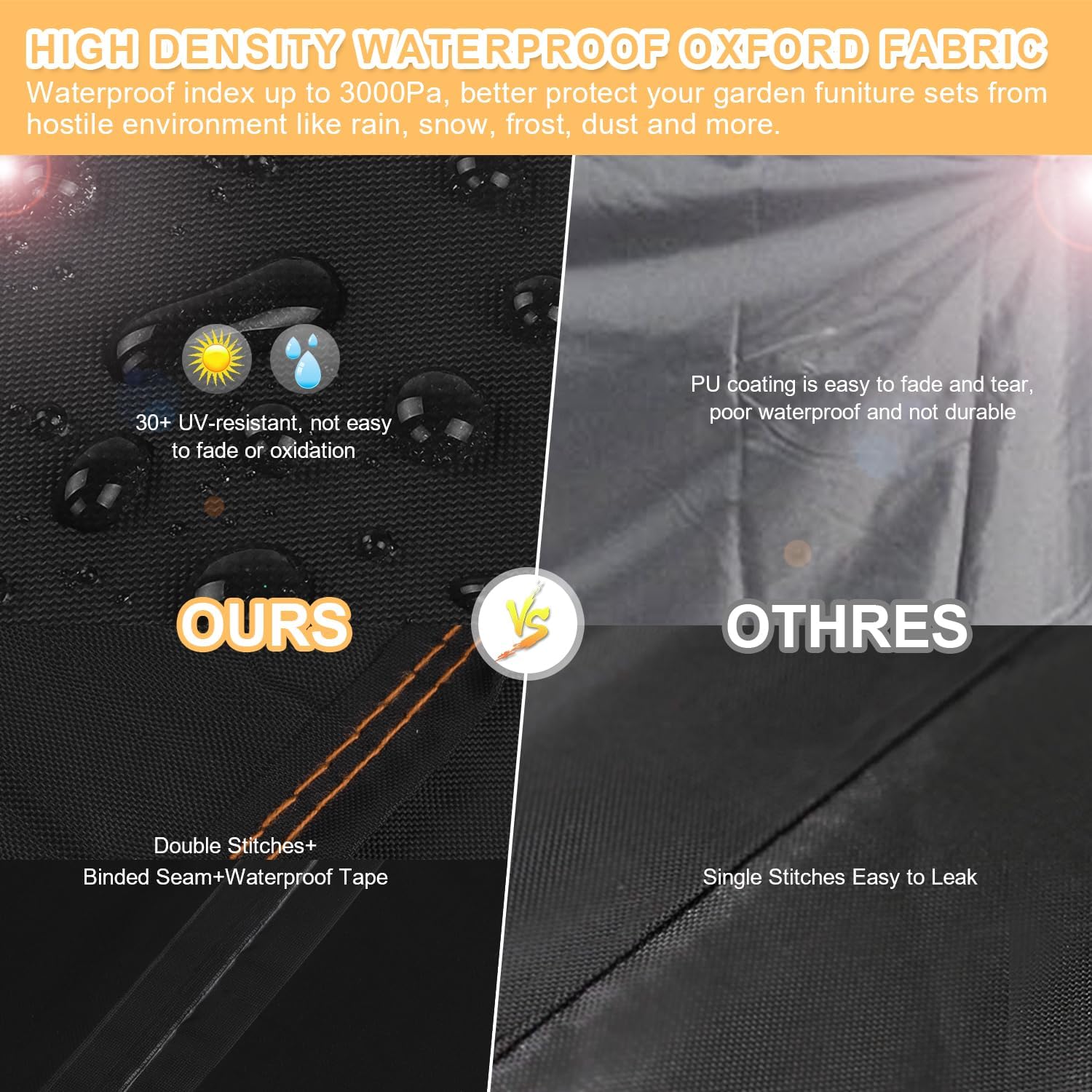 Heimuni Telo Copri Divano Angolare V Impermeabile - immagine 6