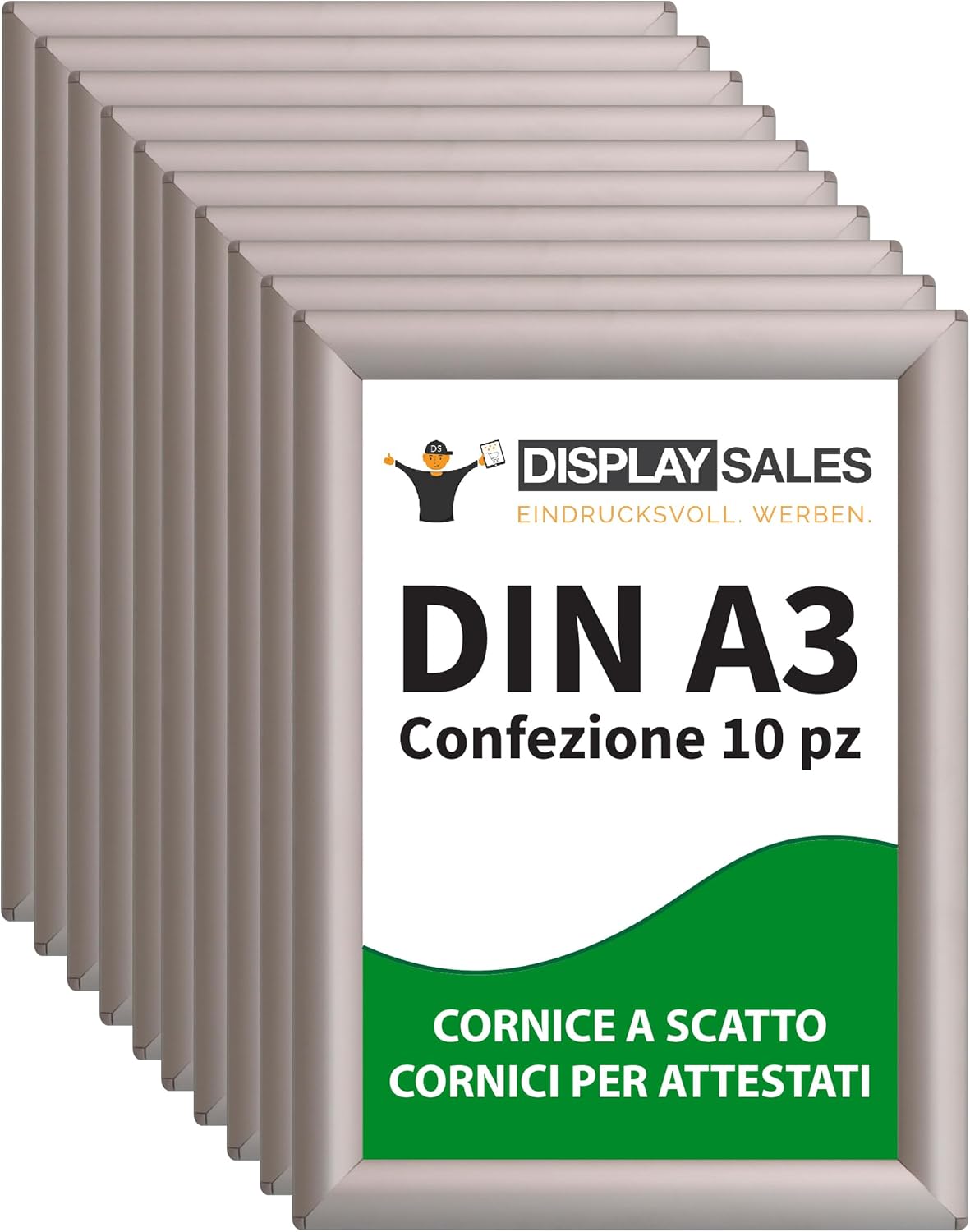 DISPLAY SALES Cornice a Scatto DIN A3 - 10 Pezzi - immagine 1