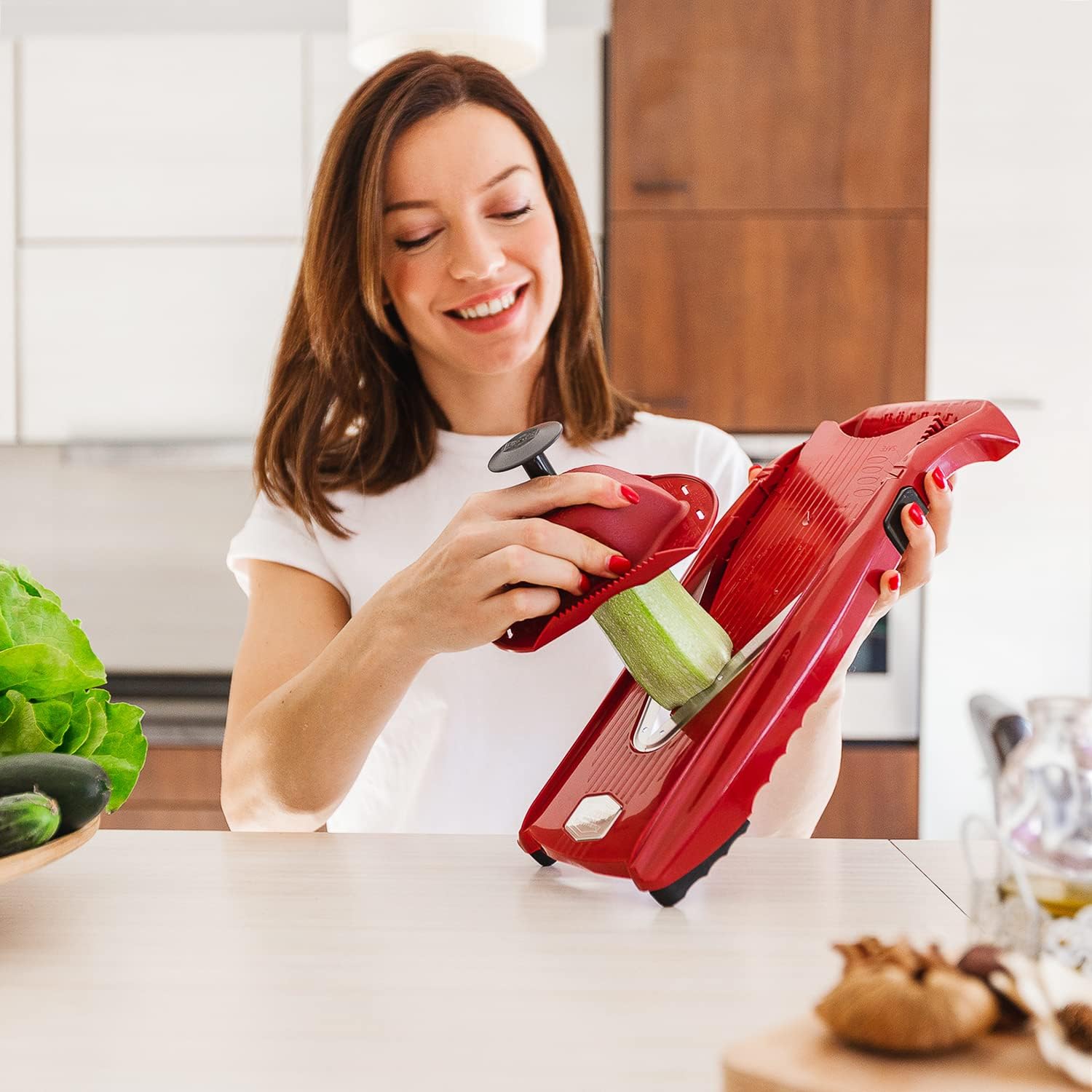 Börner Affettaverdure V5 Plus Set (Rosso) - immagine 8