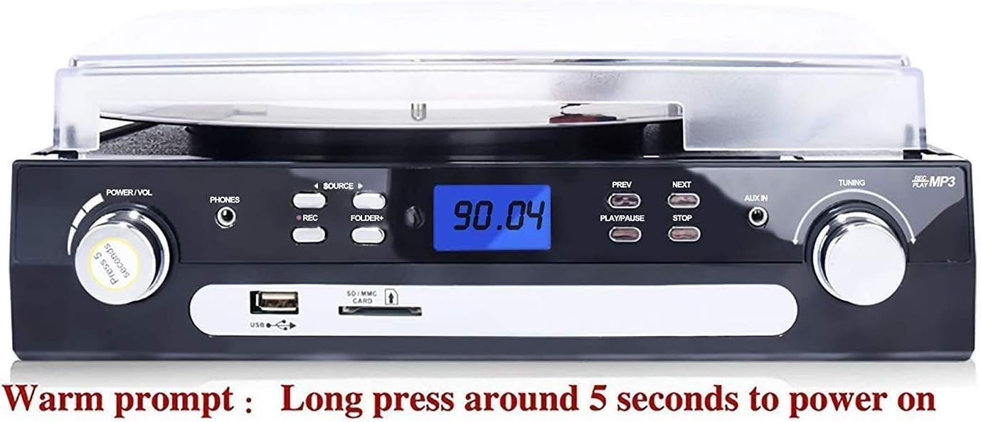 Digitnow Giradischi Bluetooth con Altoparlanti Stereo - immagine 6