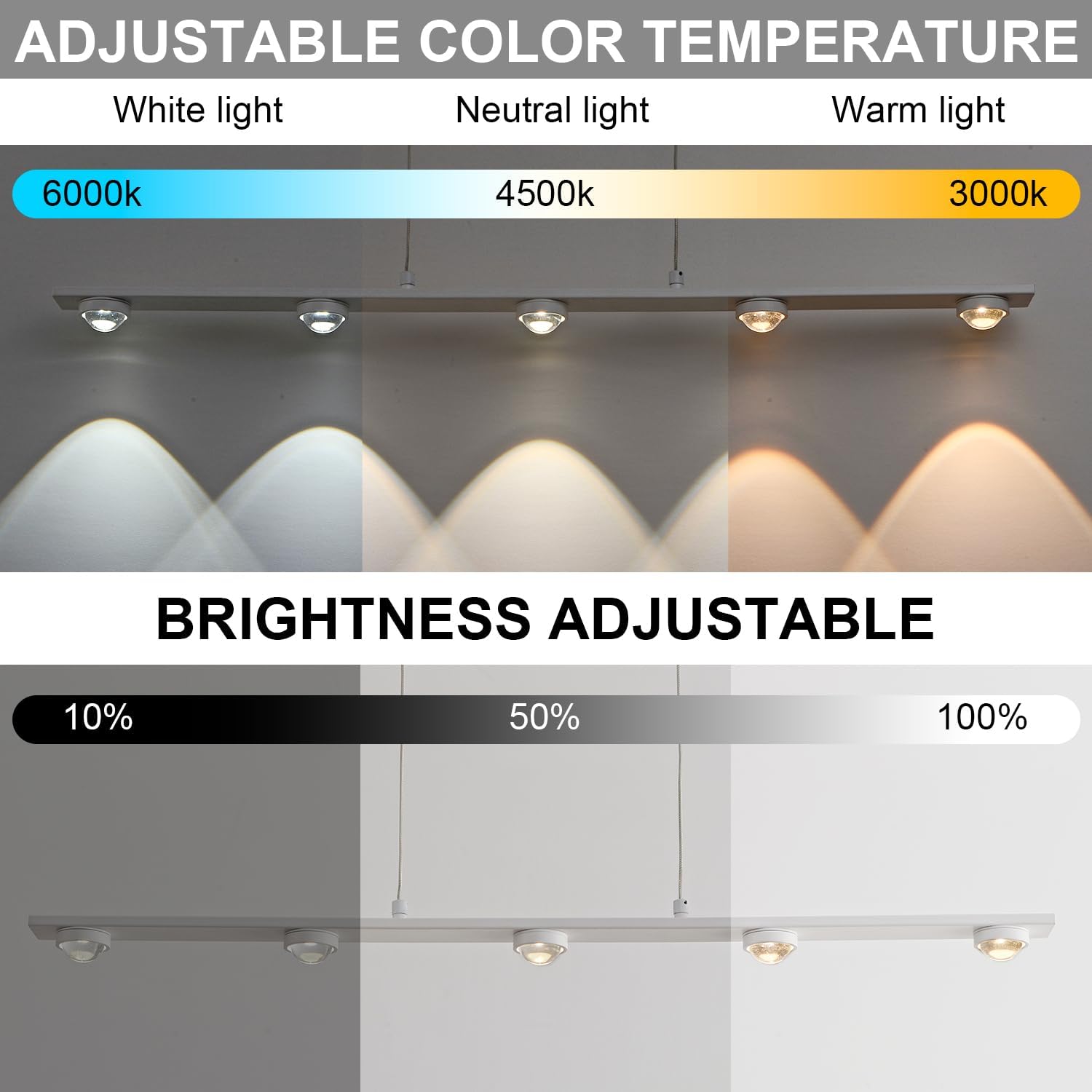 Lampada a Sospensione LED Dimmerabile 90CM - immagine 2