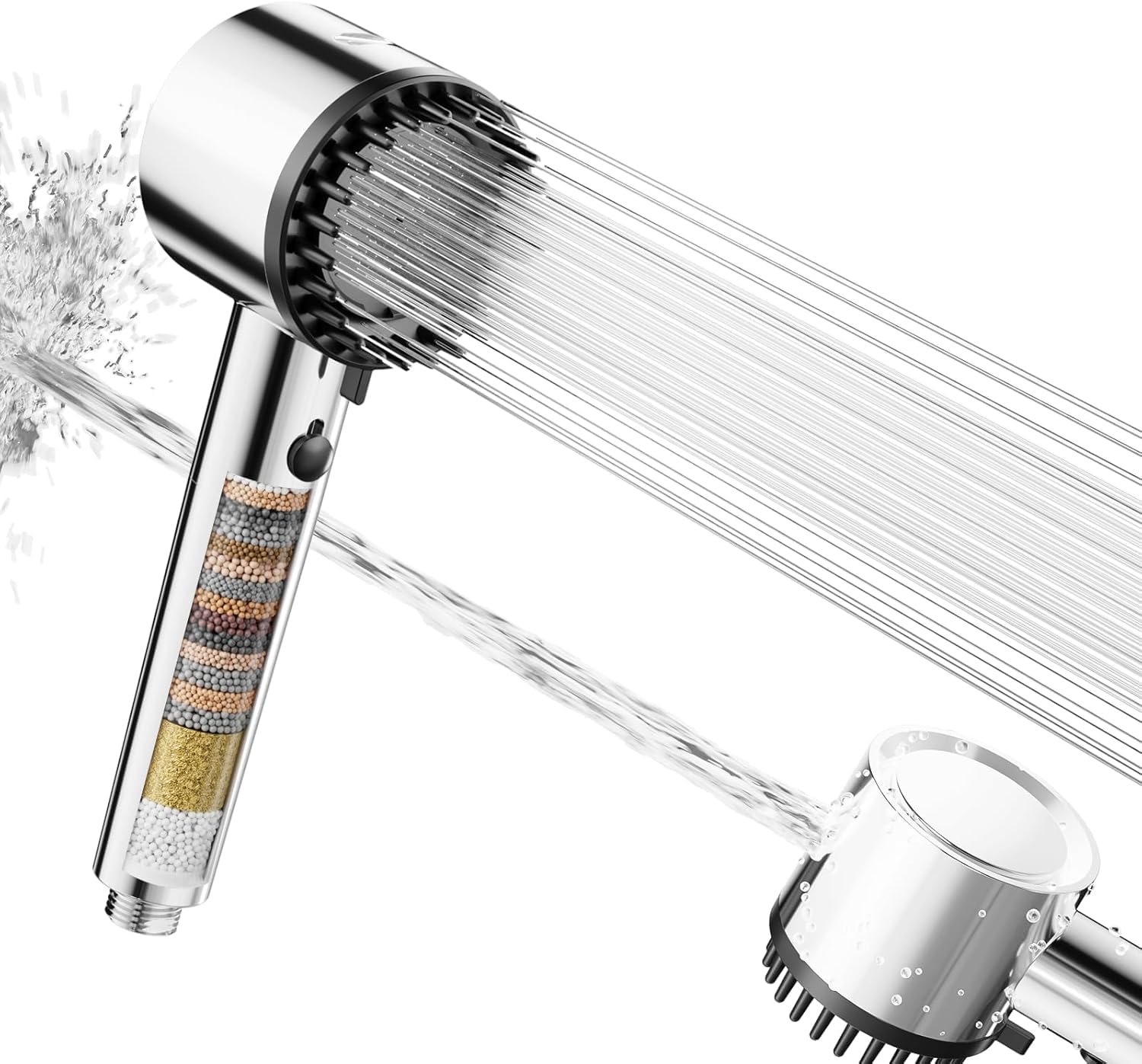 Cobbe Soffione Doccia con Filtro a 20 Fasi, Cromo