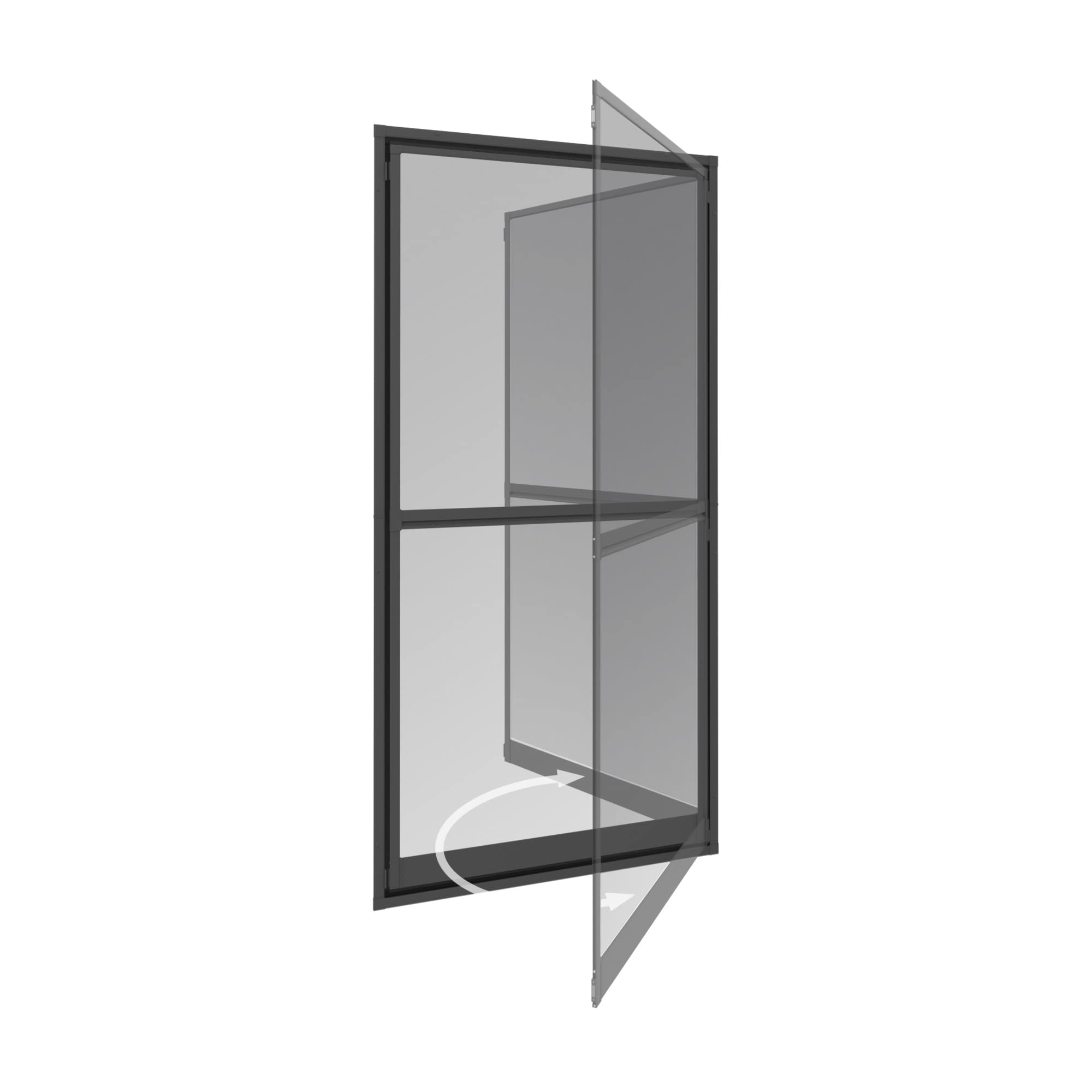 Windhager Expert 03241 - Zanzariera per Porta a Battente