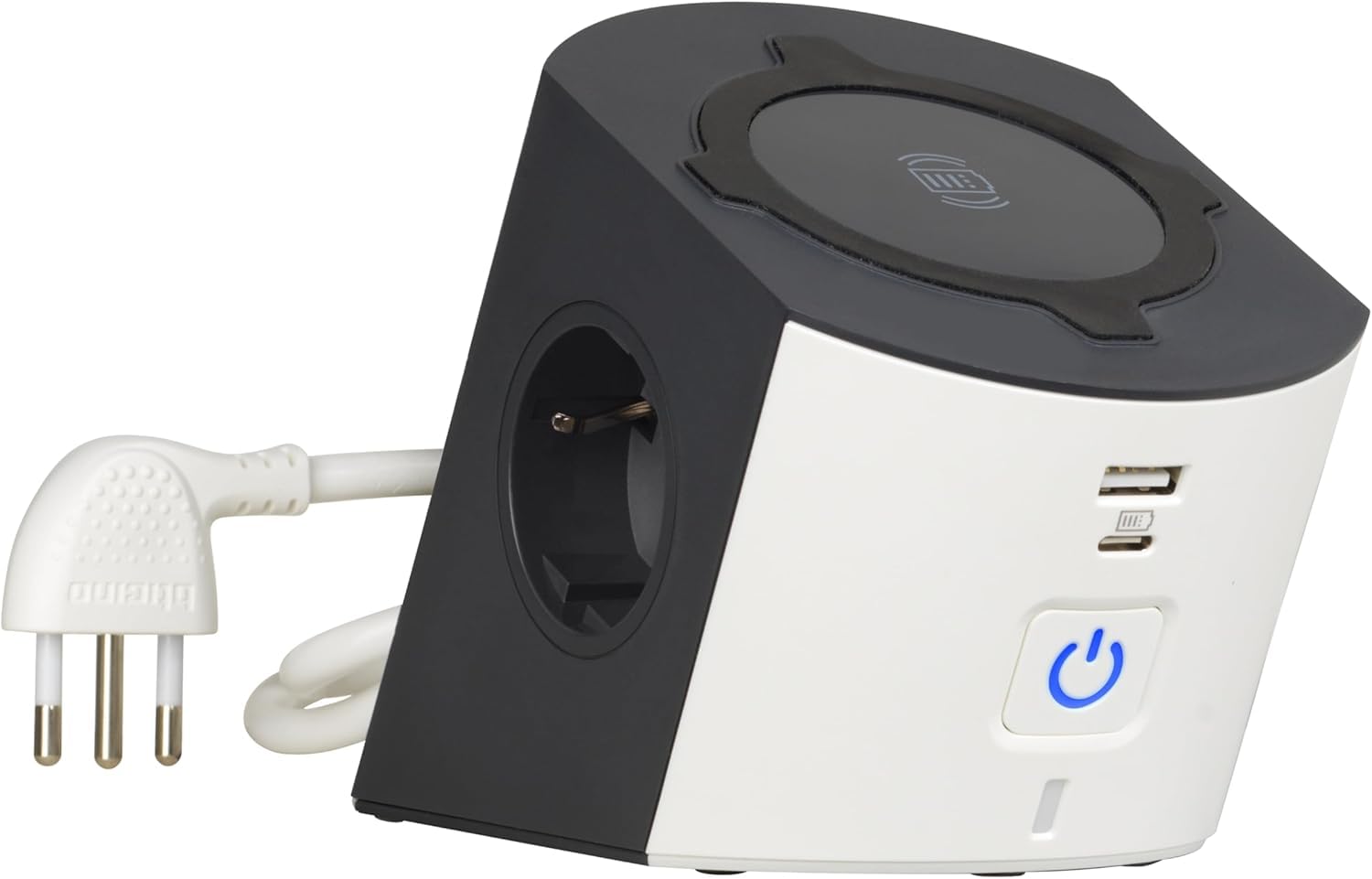 Bticino Multipresa Desktop 5 Posti con Caricatore Wireless