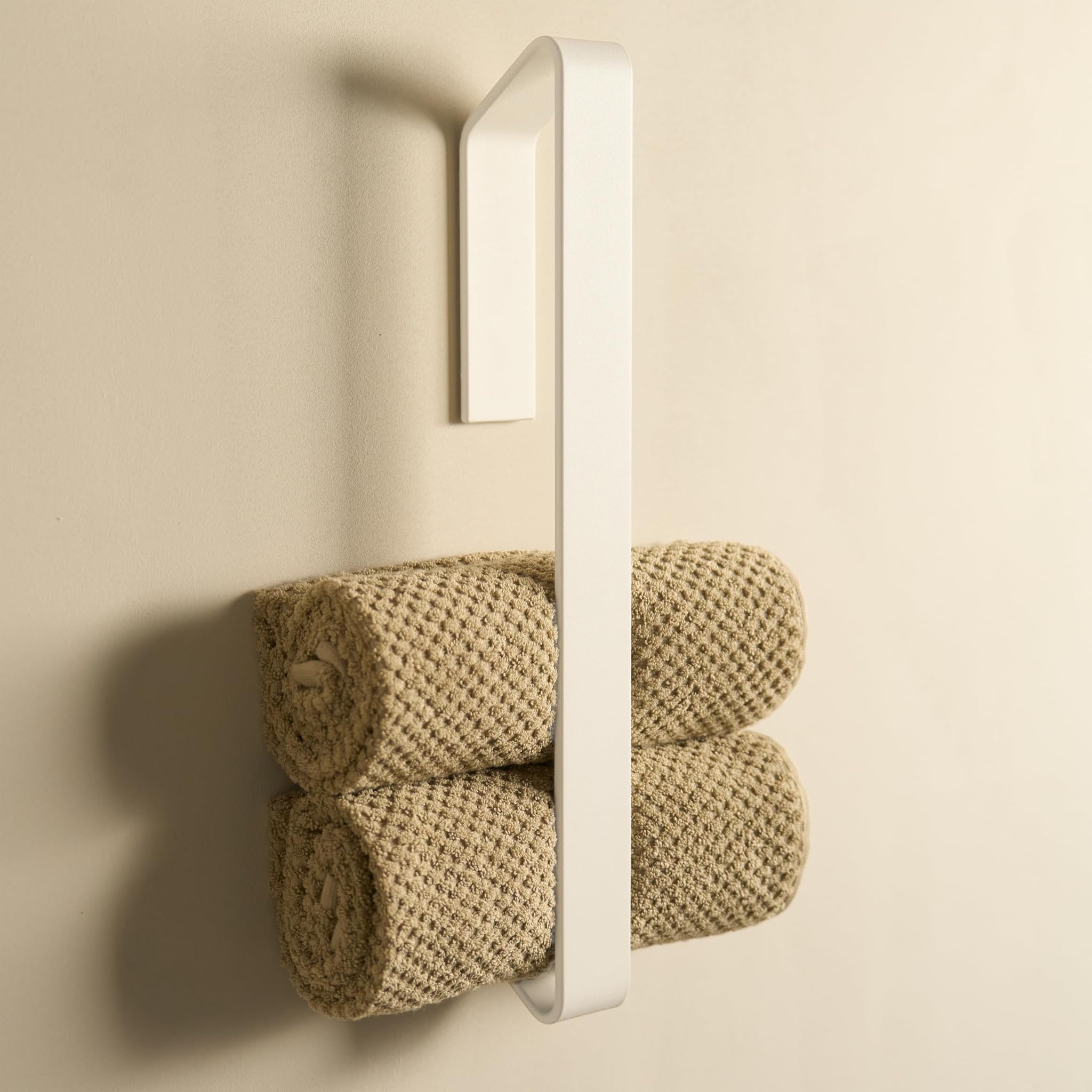 Designfabrik Hamburg - Porta Asciugamani Adesivo, Bianco