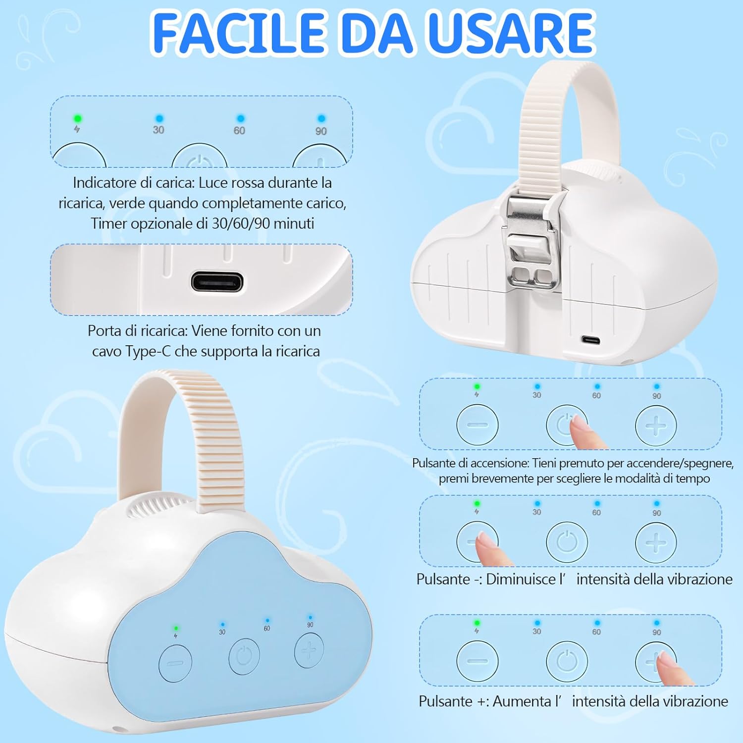 Dondolo Ricaricabile Universale per Passeggino - immagine 4