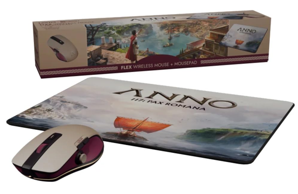 LEXIP X Ubisoft - Anno 117 Bundle Flex Mouse + Mousepad