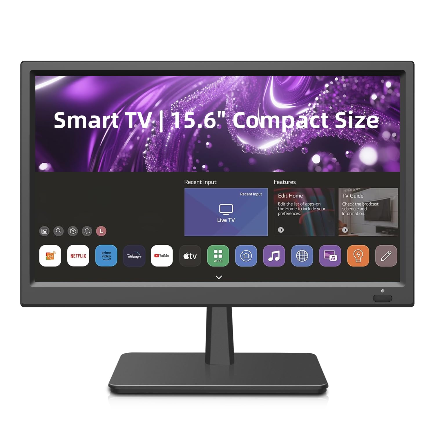 Smart TV HD 1080P 16 pollici con Sintonizzatore T2